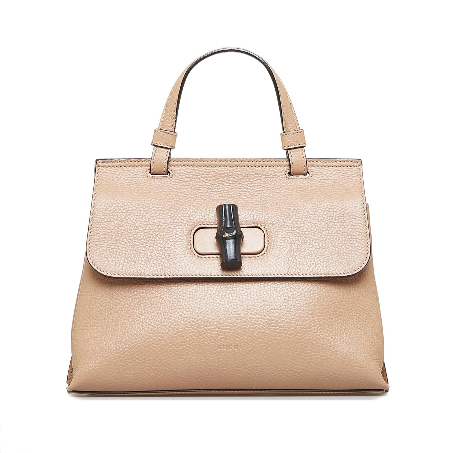 Gucci Bamboo Daily SHG-23G4YV Calf Brown Medium Satchel Bag