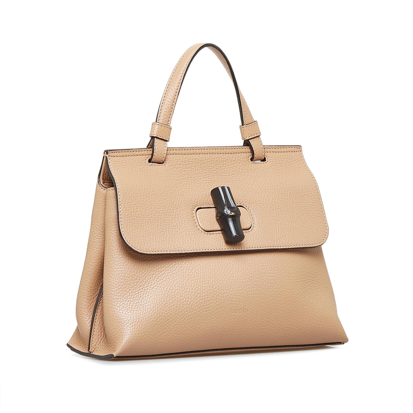 Gucci Bamboo Daily SHG-23G4YV Calf Brown Medium Satchel Bag
