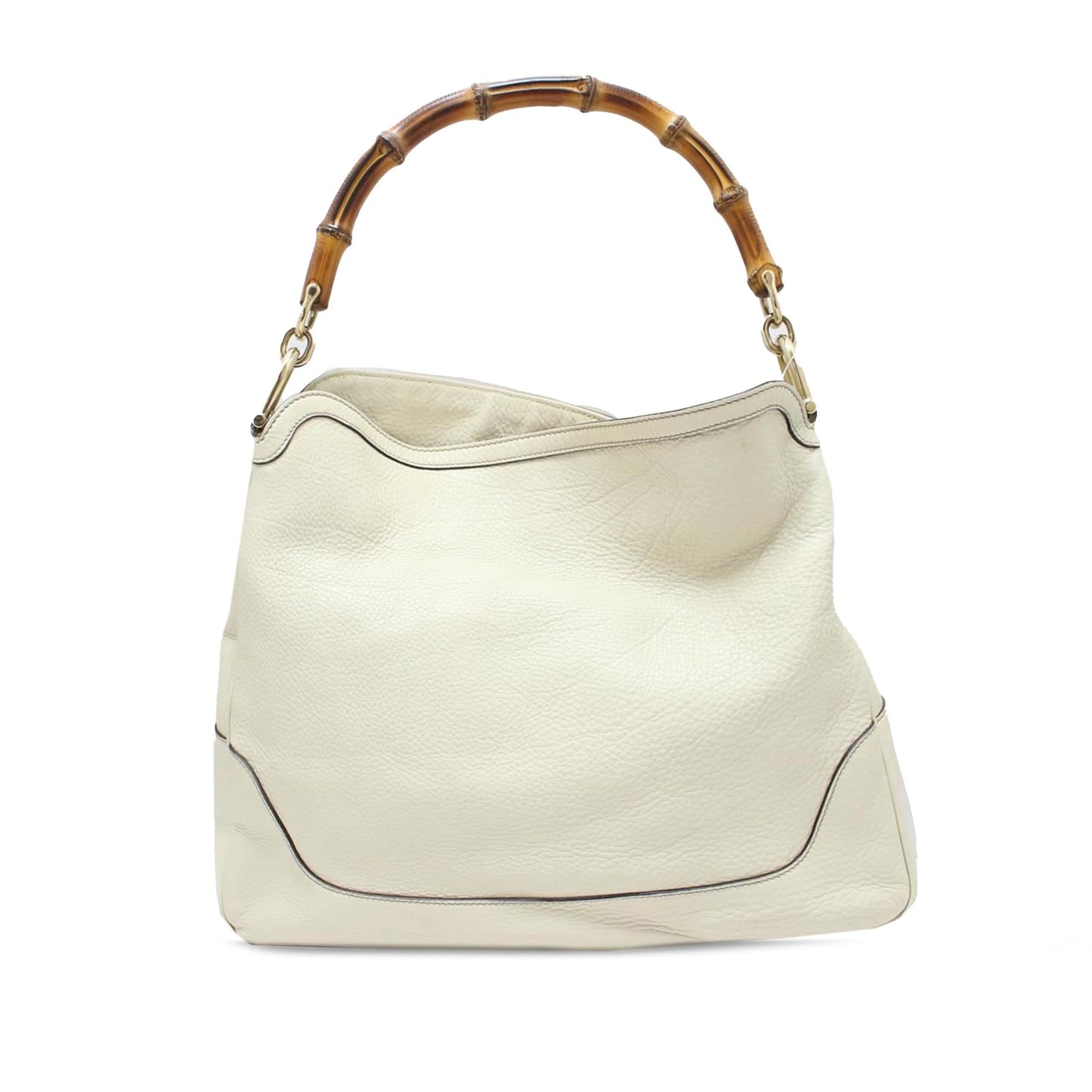 Gucci Bamboo Diana SHG-mEYfNe Calf White Medium Tote Bag