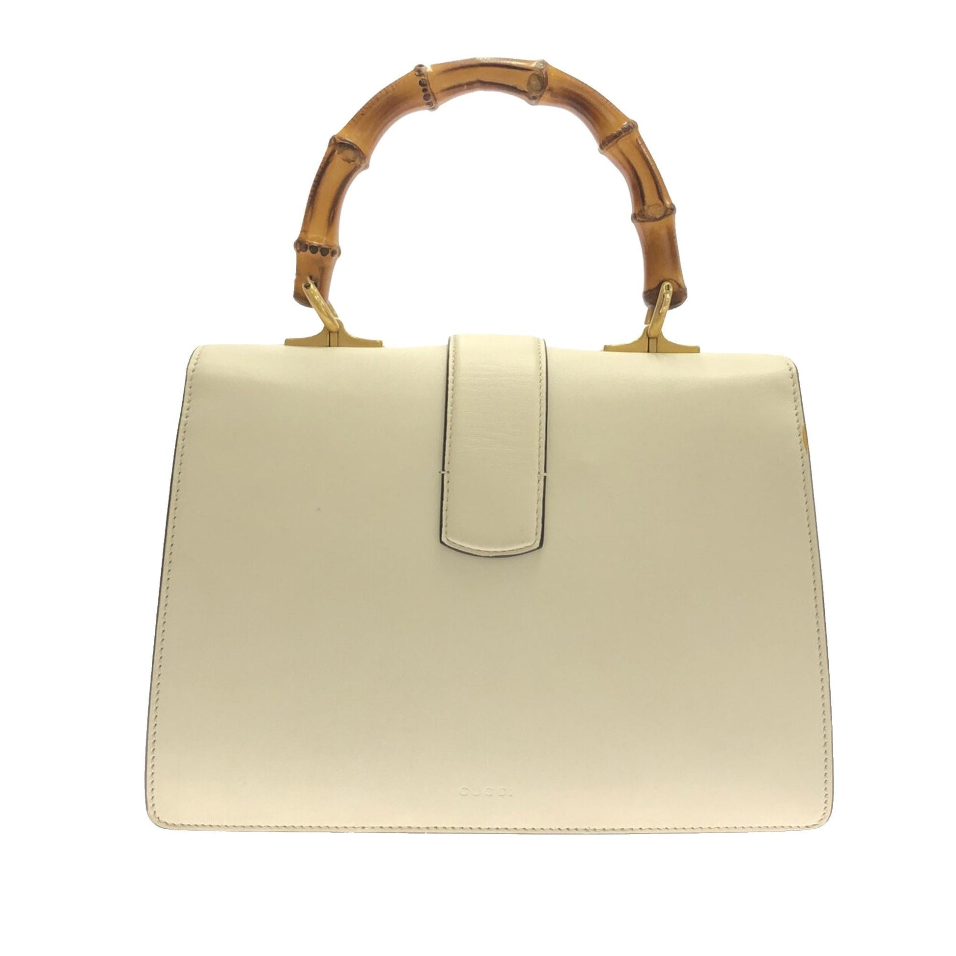 Gucci Bamboo Dionysus Web SHG-c4SrqG Calf White Medium Satchel Bag