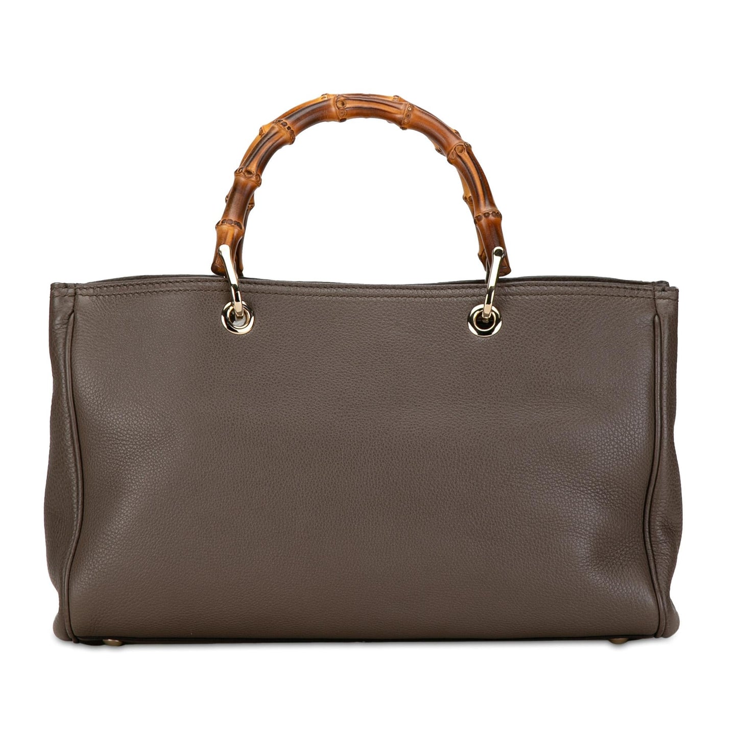Gucci Bamboo Shopper SHG-7U1sqA Calf Brown Medium Satchel Bag