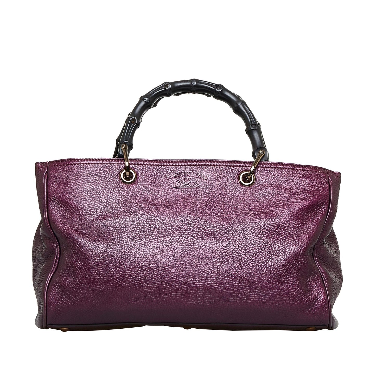 Gucci Bamboo Shopper SHG-79vjAg Calf Medium Satchel Bag