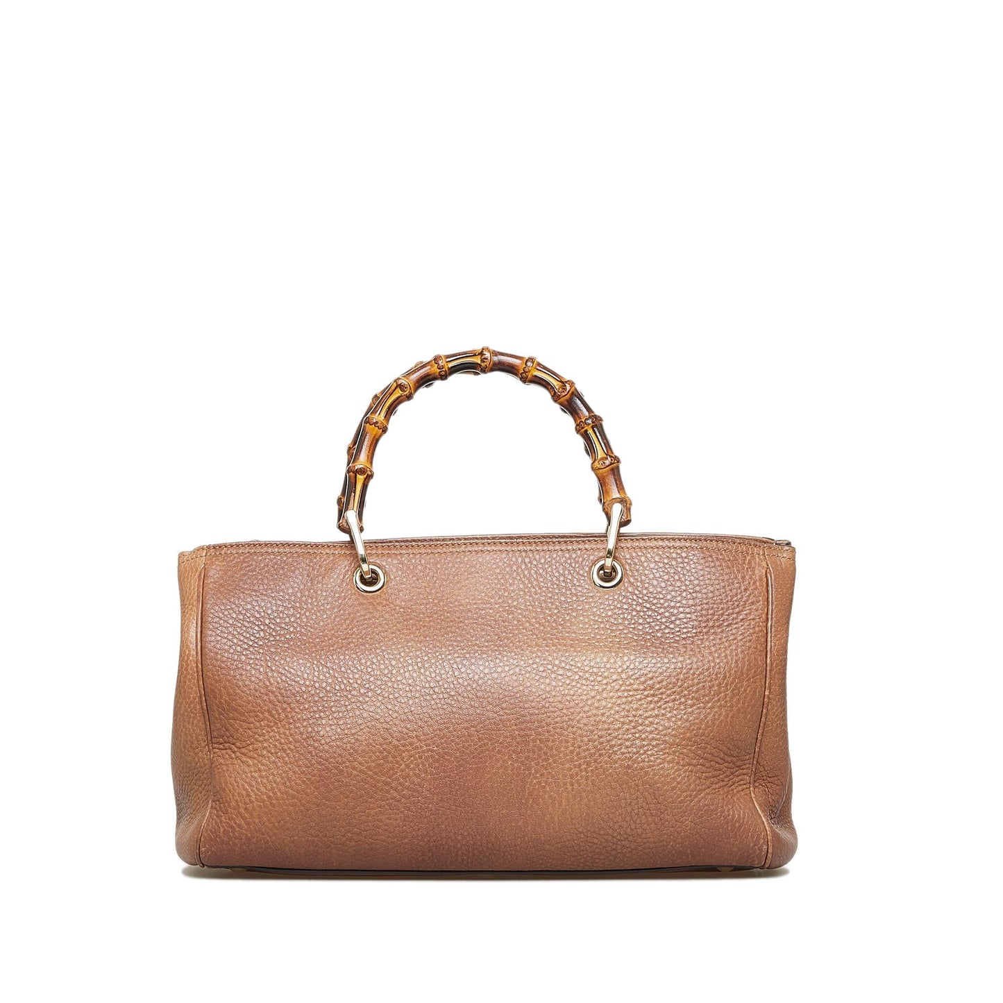 Gucci Bamboo Shopper SHG-zK6ydA Calf Brown Medium Satchel Bag