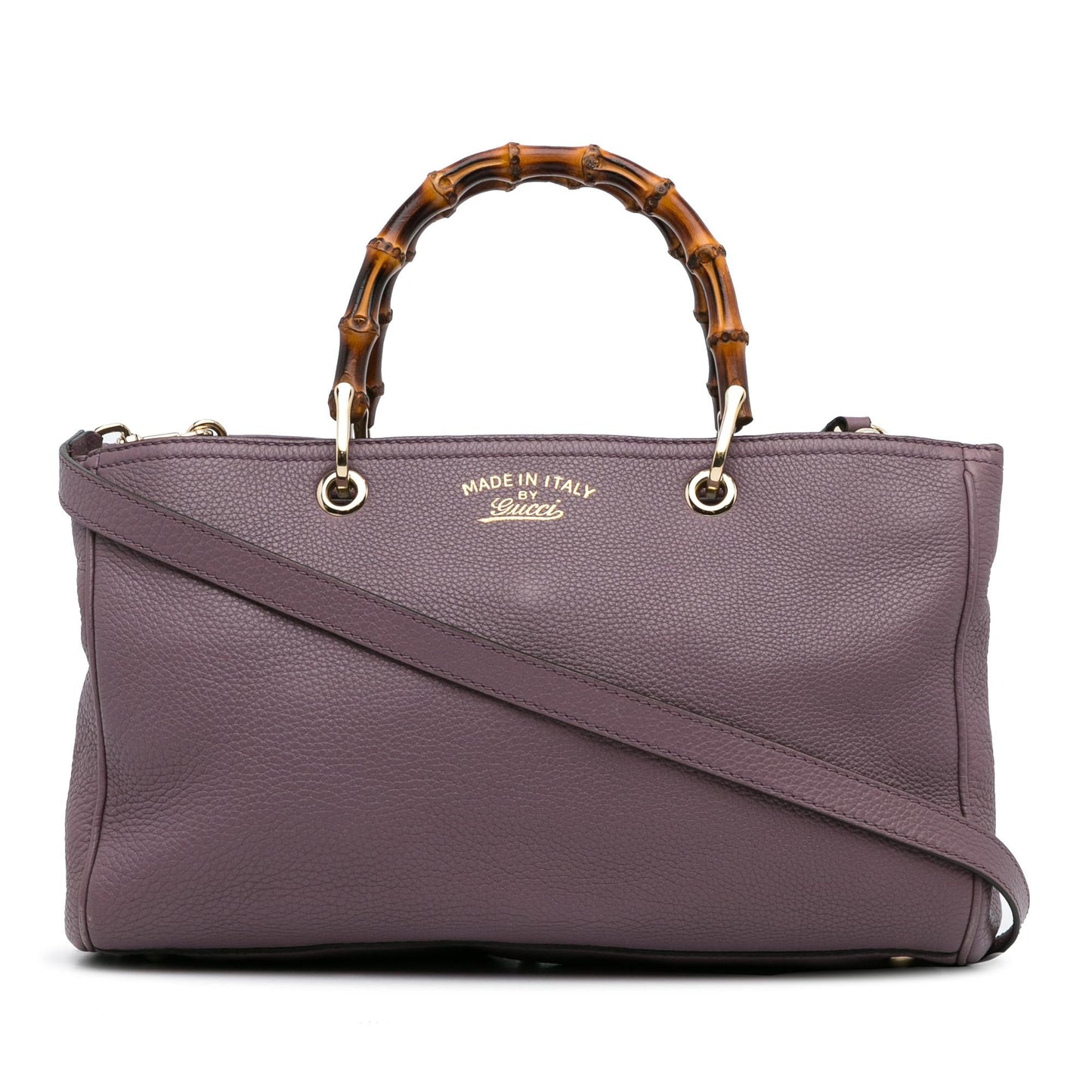 Gucci Bamboo Shopper SHG-S8HNzD Calf Medium Satchel Bag