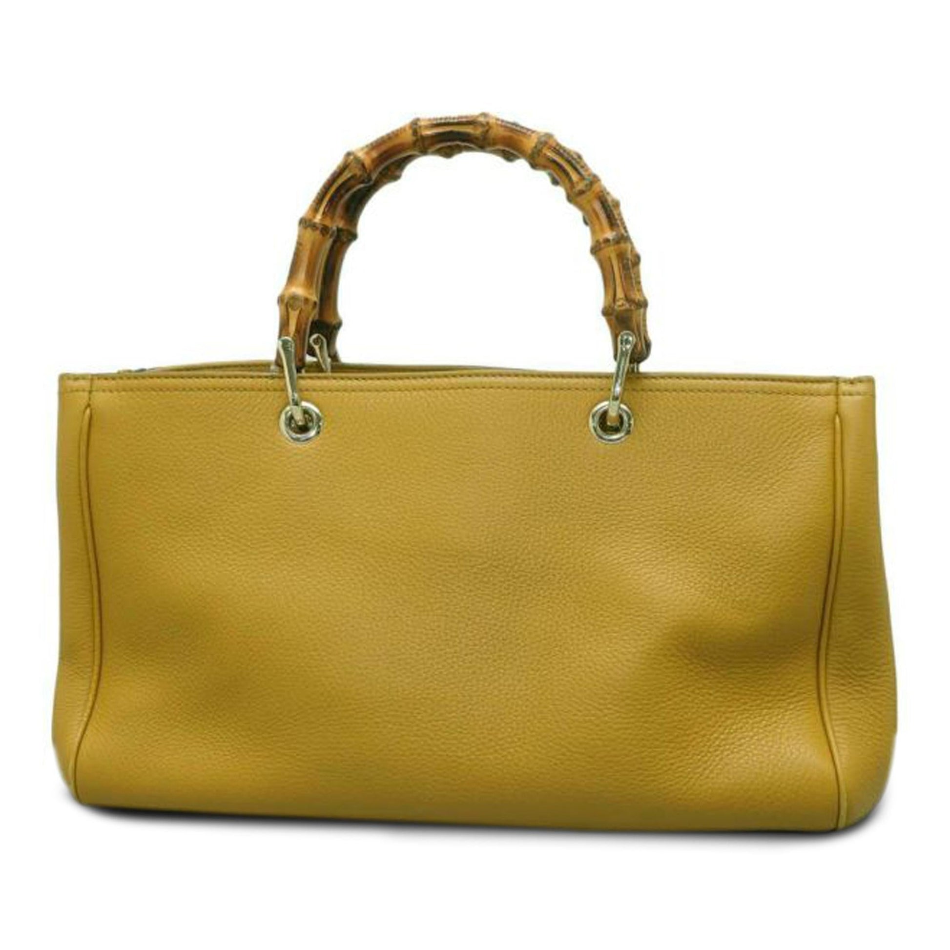 Gucci Bamboo Shopper SHG-hJilLs Calf Medium Satchel Bag