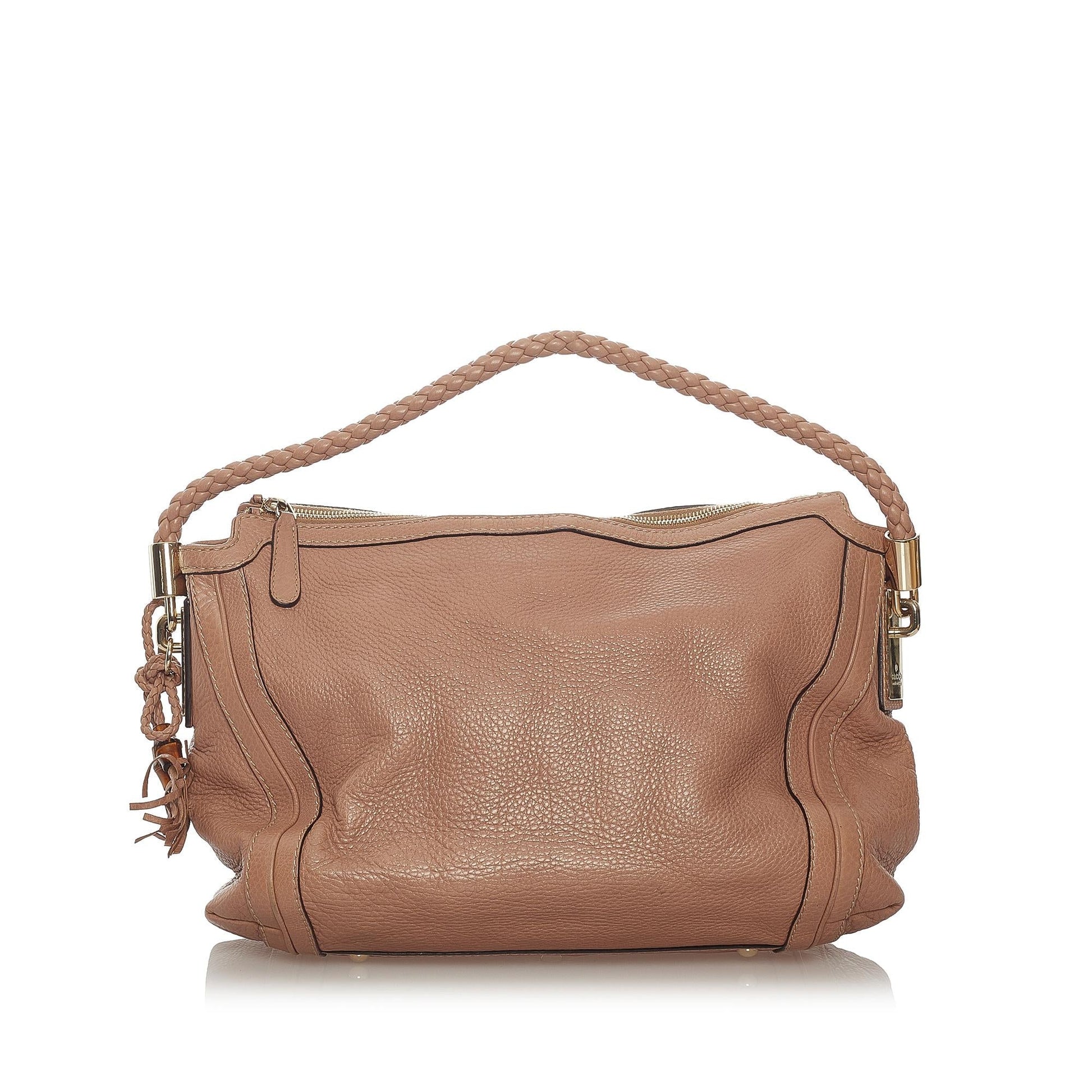 Gucci Bella SHG-gmA2bi Leather Calf Brown Medium Shoulder Bag