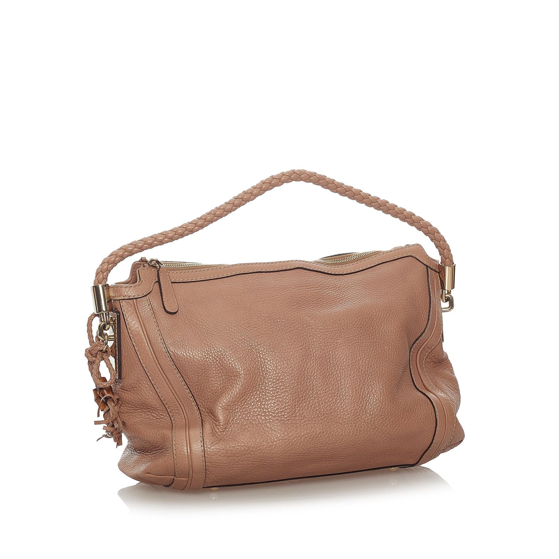 Gucci Bella SHG-gmA2bi Leather Calf Brown Medium Shoulder Bag