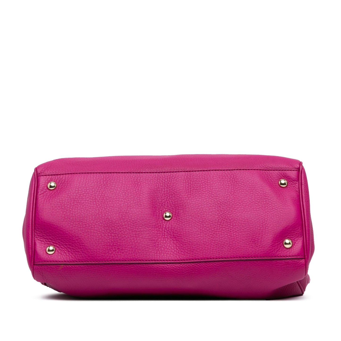 Gucci Bamboo Shopper Calf Calfskin Pink Medium Satchel Bag Satchel 2