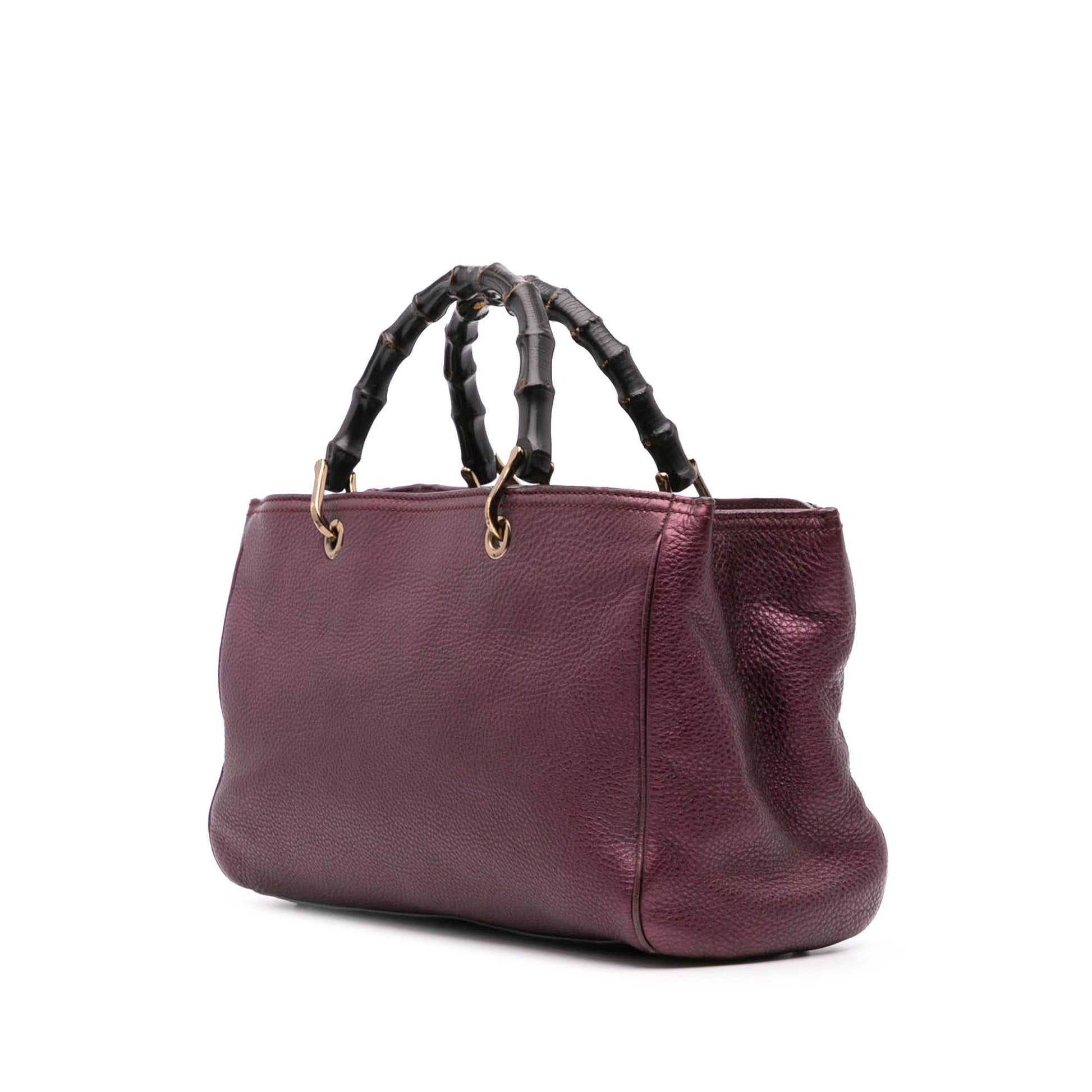 Gucci Bamboo Shopper Calf Calfskin Medium Satchel Bag Satchel 8
