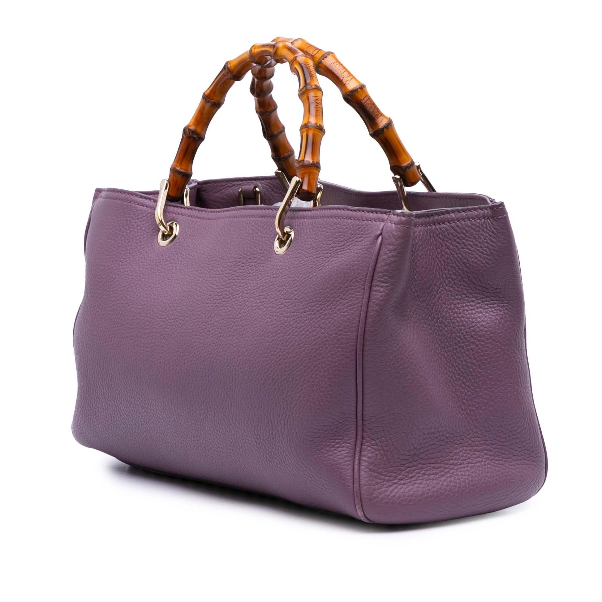 Gucci Bamboo Shopper Calf Calfskin Medium Satchel Bag Satchel 29
