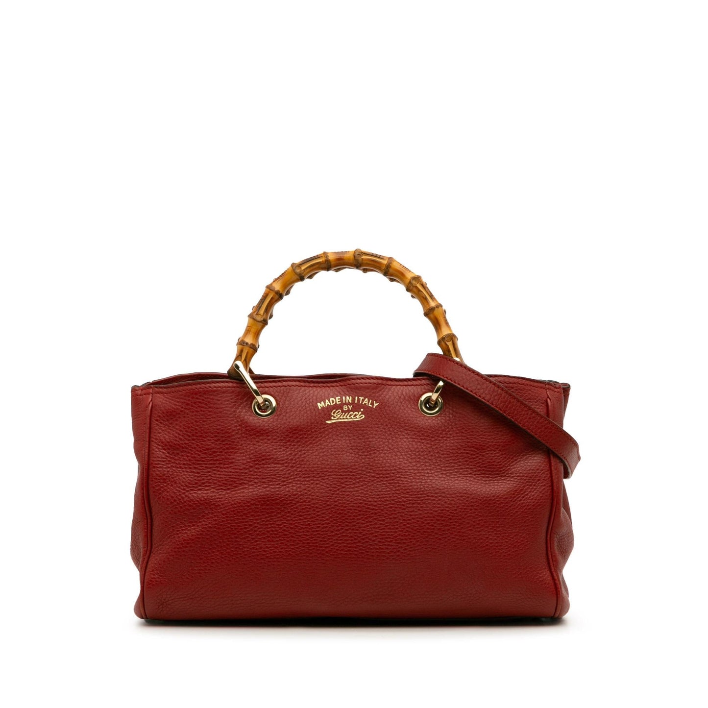 Gucci Bamboo Shopper Calfskin Medium Tote Bag Satchel 38