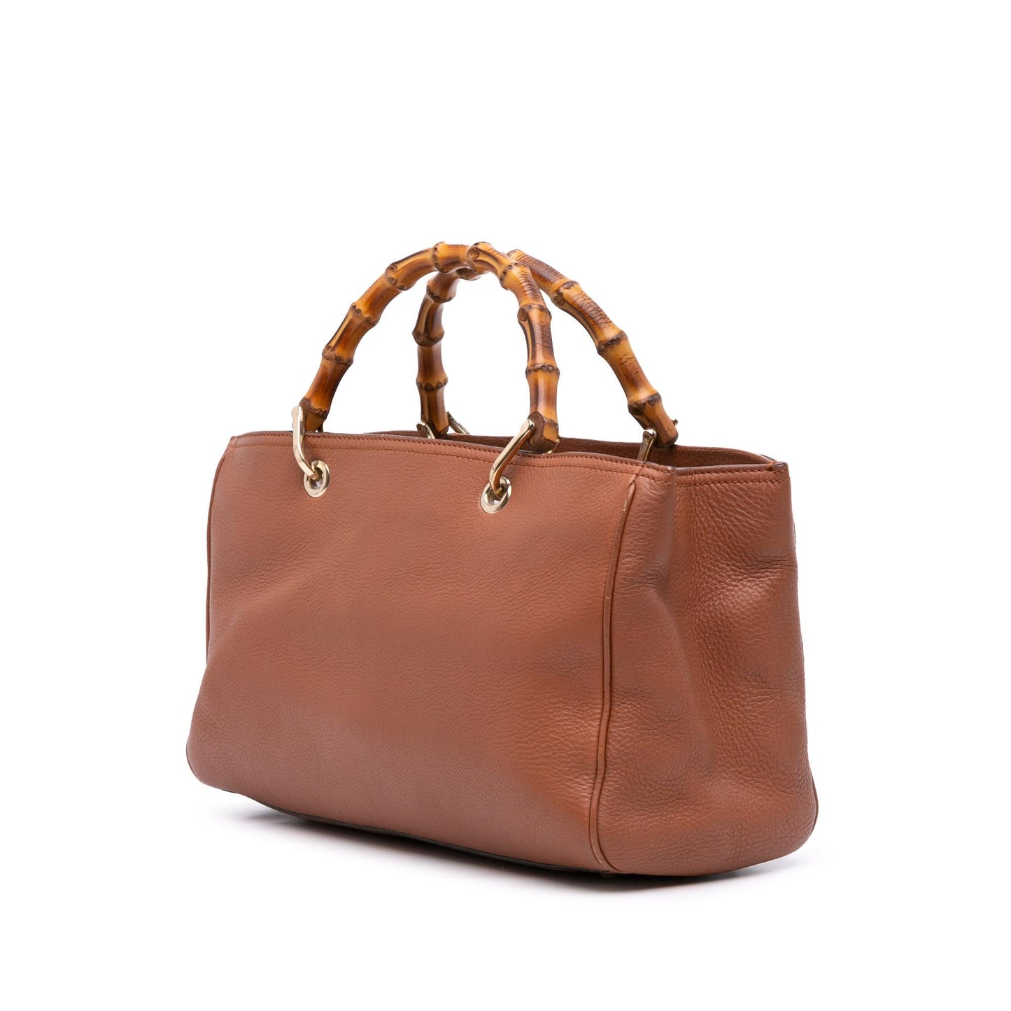 Gucci Bamboo Shopper Calfskin Medium Tote Bag Satchel 39