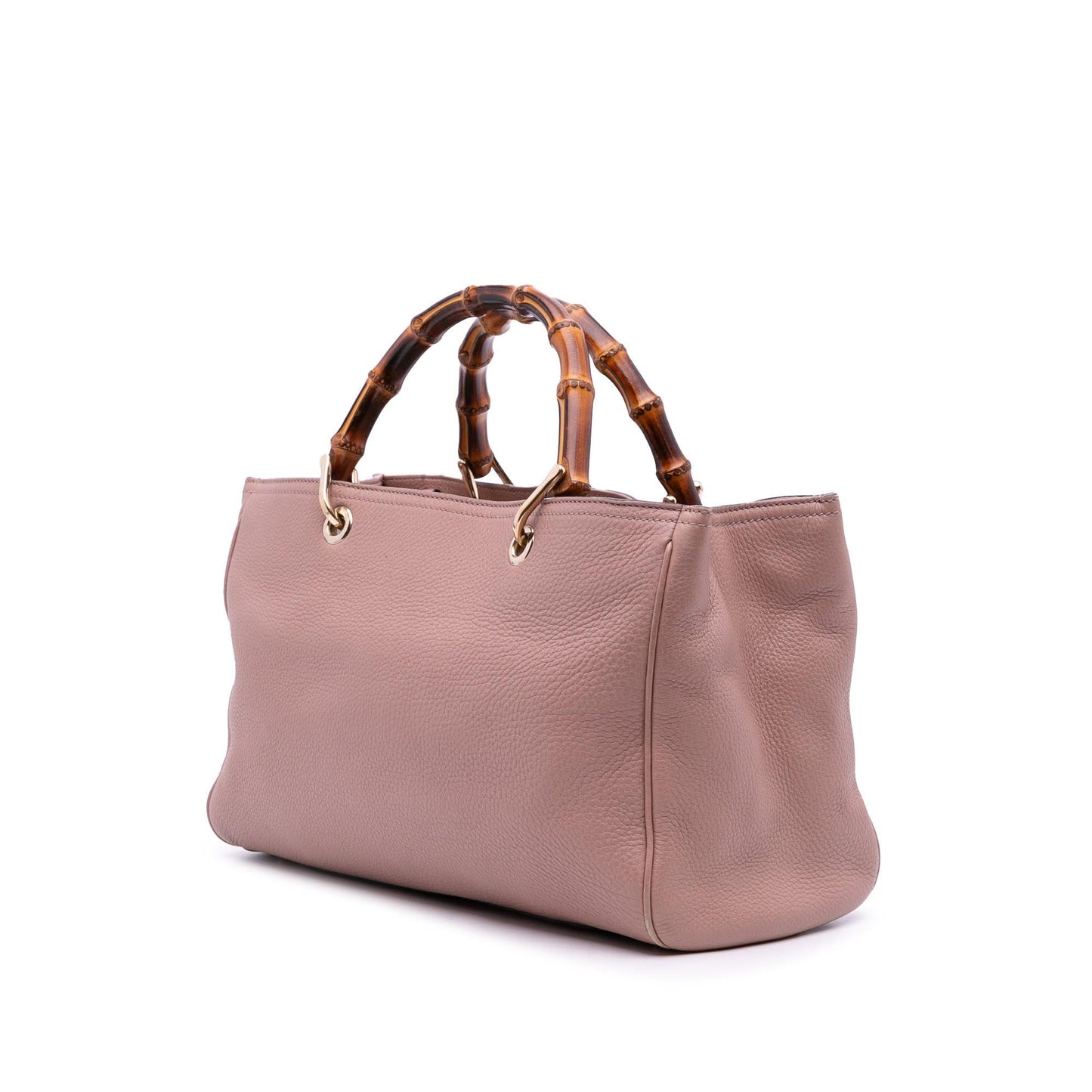 Gucci Bamboo Shopper Calfskin Medium Tote Bag Satchel 40