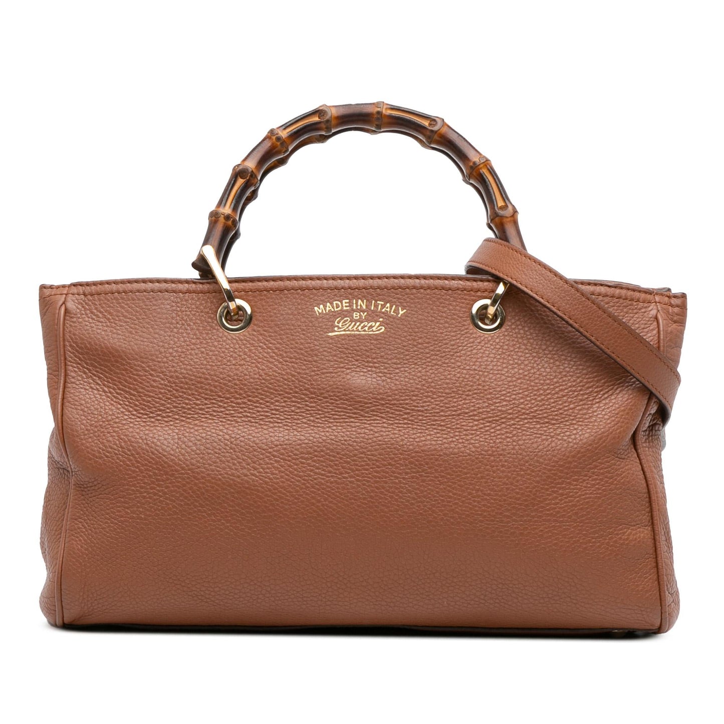 Gucci Bamboo Shopper Calfskin Medium Tote Bag Satchel 41