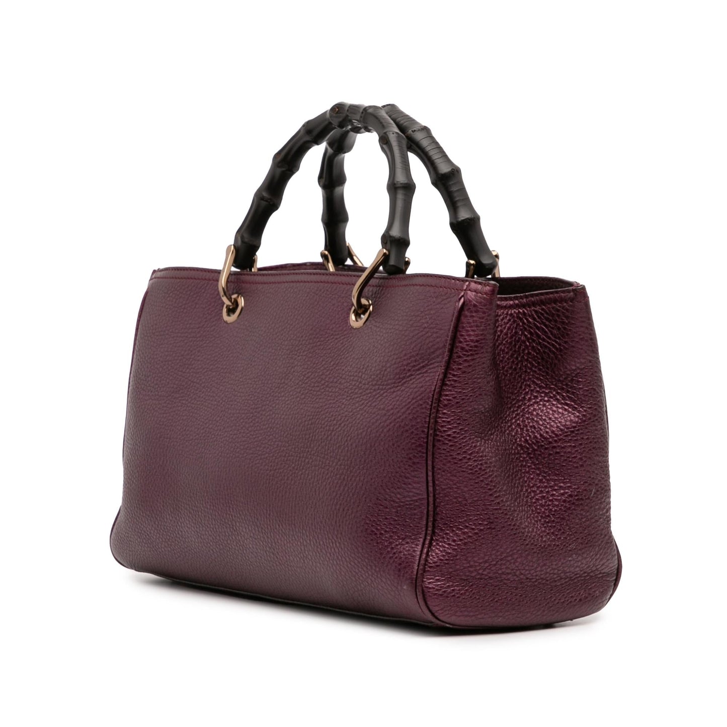 Gucci Bamboo Shopper Calfskin Medium Tote Bag Satchel 45