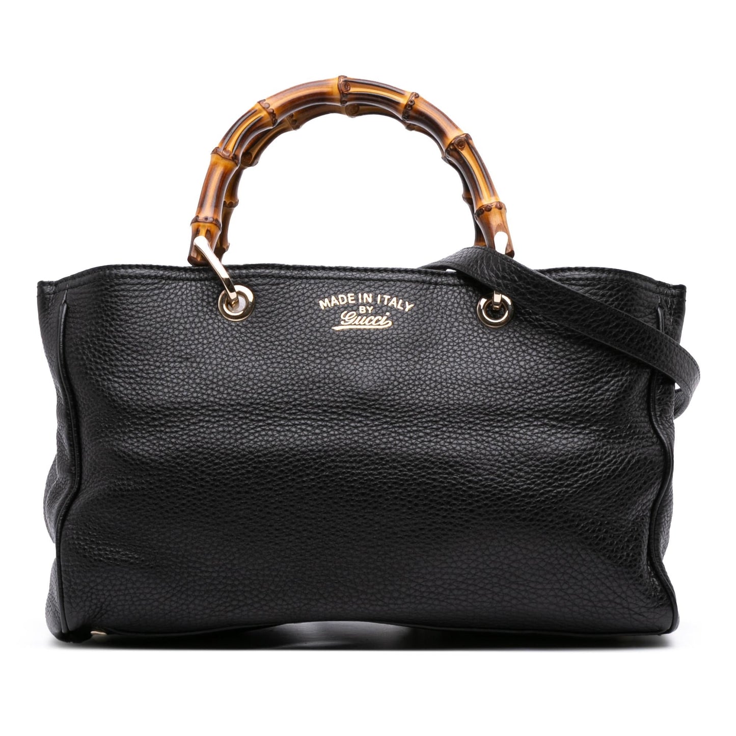 Gucci Bamboo Shopper Calfskin Medium Tote Bag Satchel 49