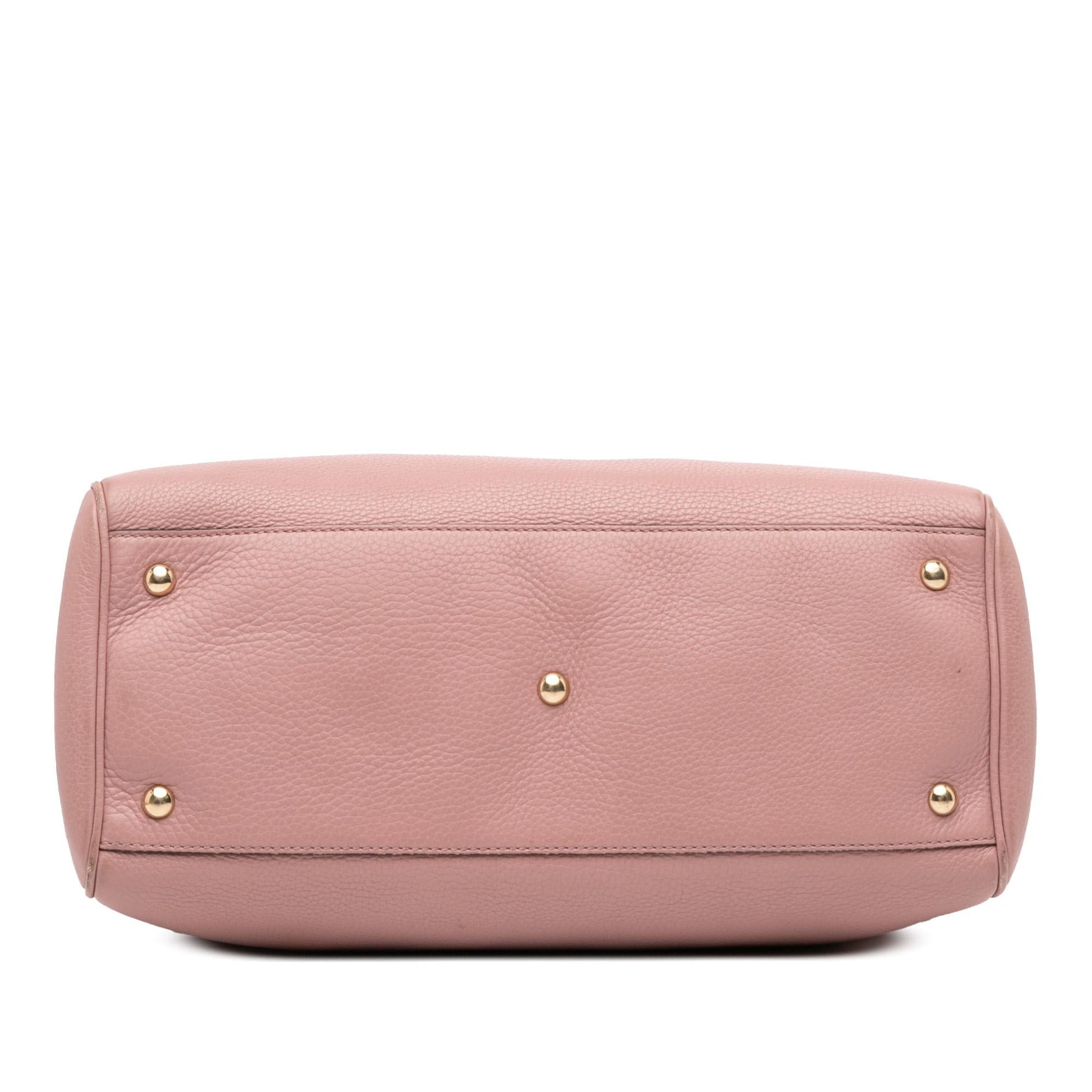 Gucci Bamboo Shopper Calfskin Medium Tote Bag Satchel 50