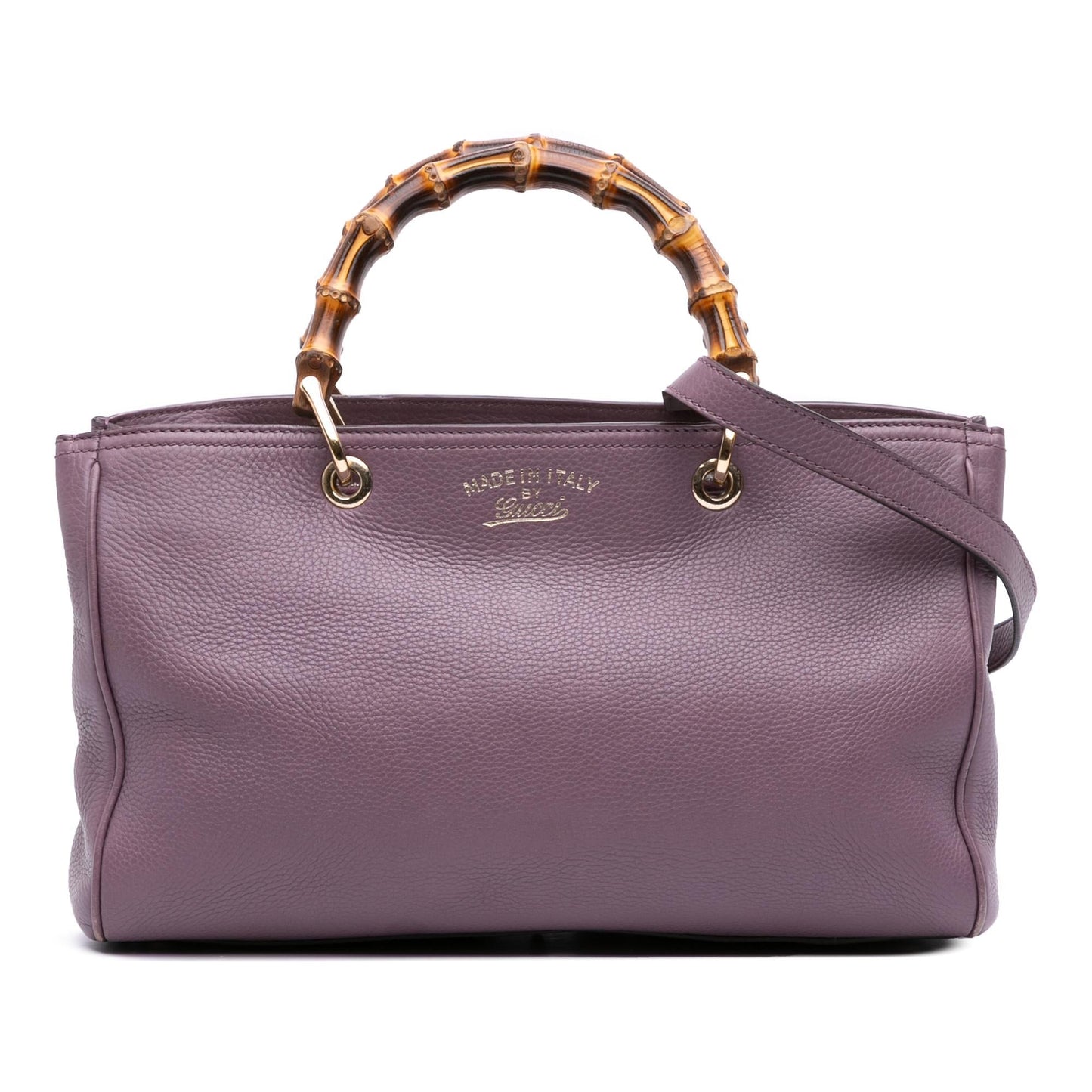 Gucci Bamboo Shopper Calfskin Medium Tote Bag Satchel 52