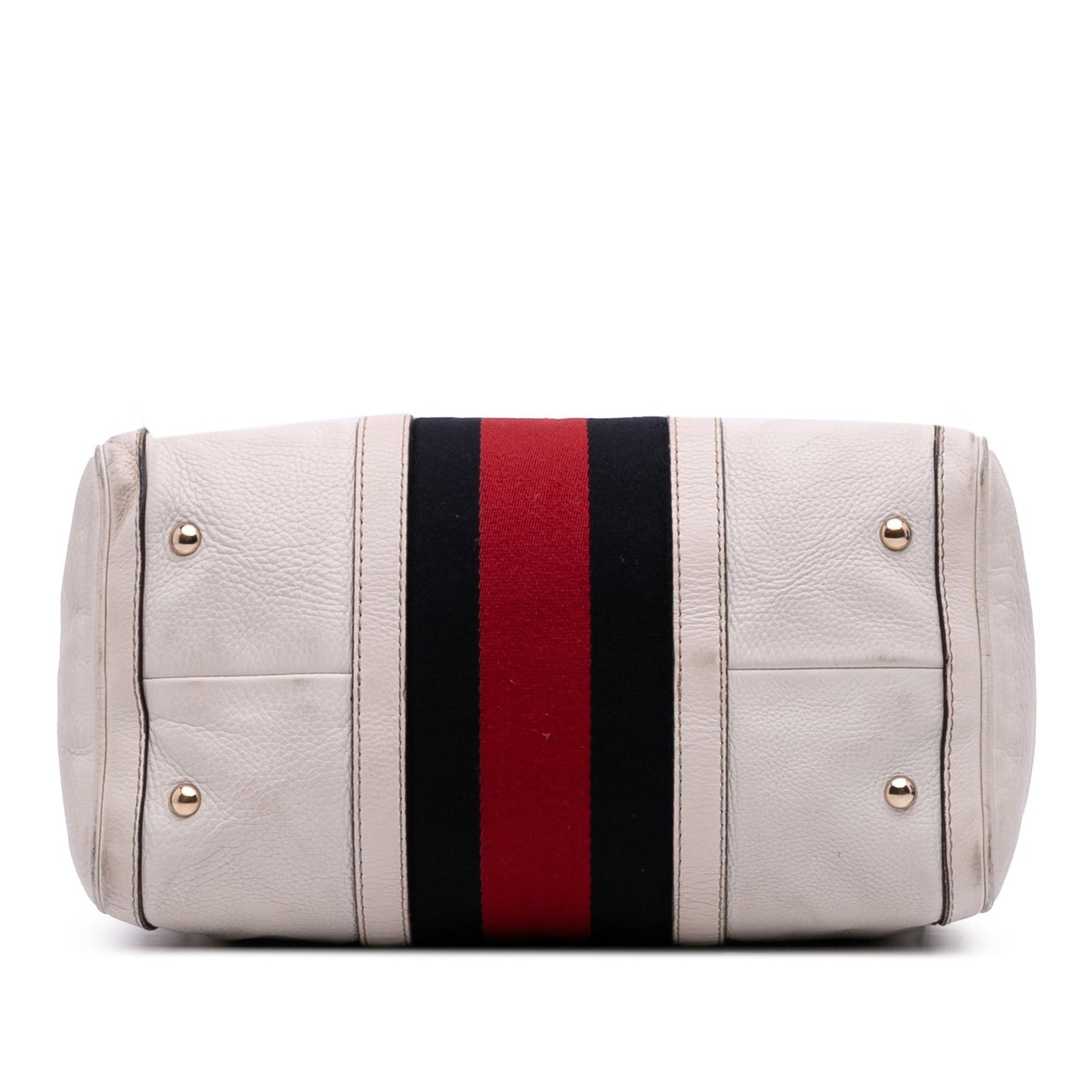 Gucci Web Joy Boston Calfskin Medium Travel Bag