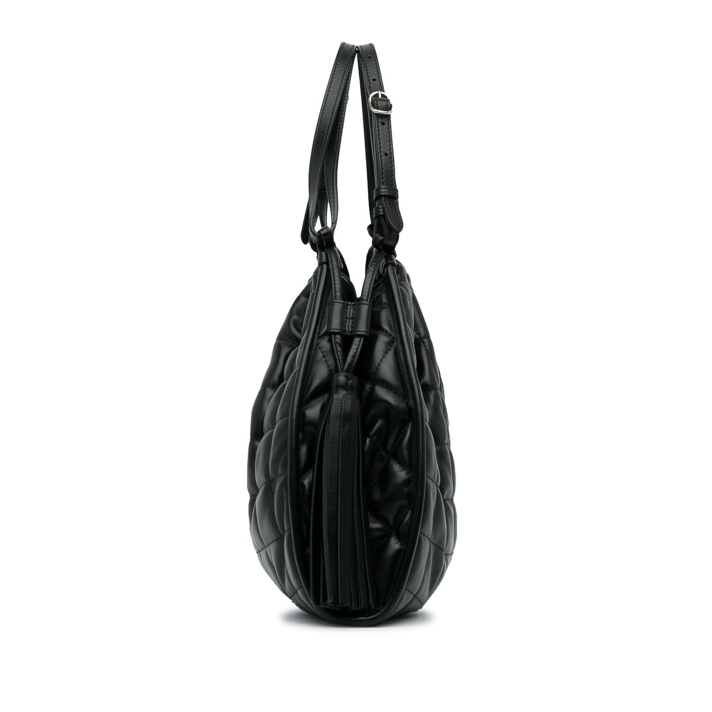 Gucci Deco SHG-pz2Evl Calf Black Medium Satchel Bag