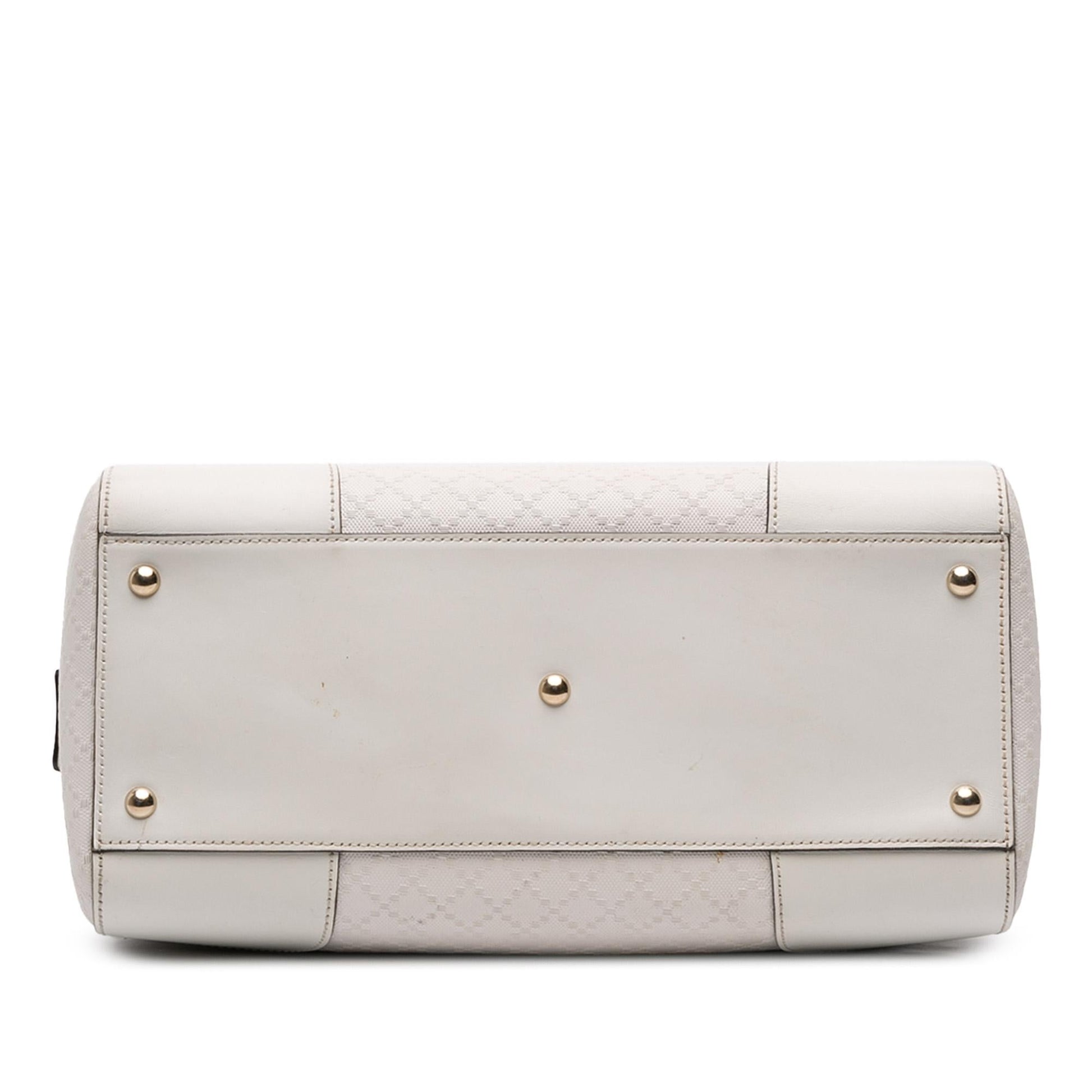Gucci Diamante Boston Leather Medium Travel Bag
