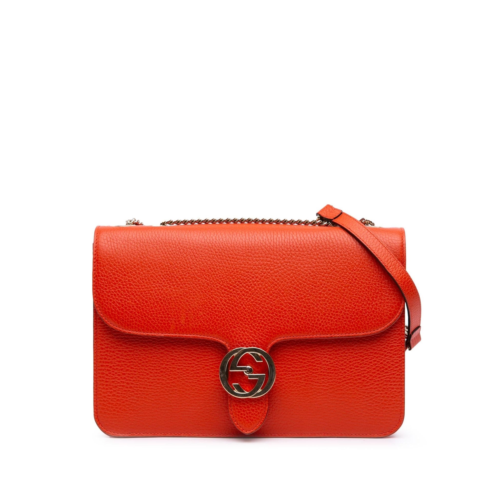 Gucci Dollar Interlocking G Calfskin Medium Crossbody Bag Crossbody 11