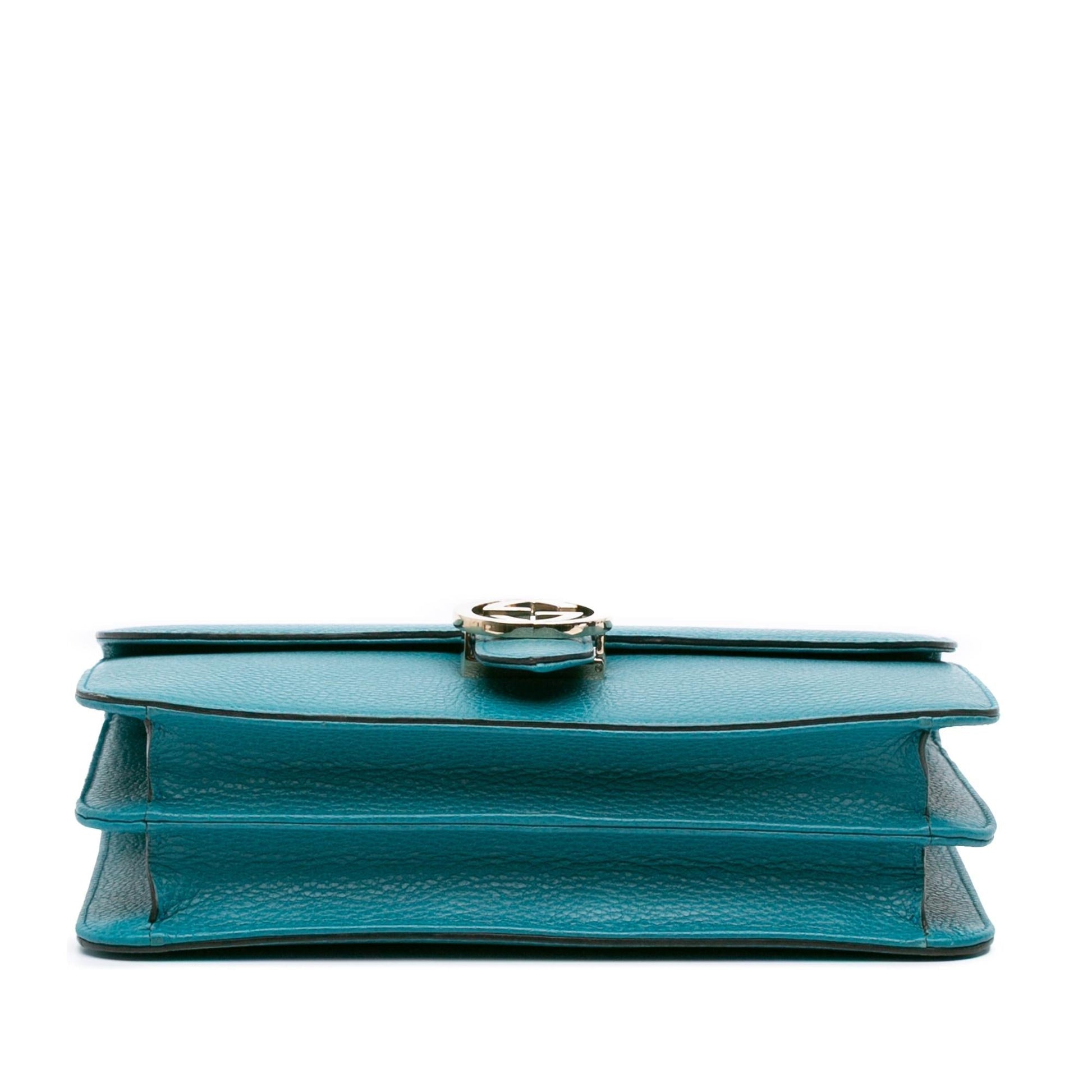 Gucci Dollar Interlocking G Calfskin Medium Crossbody Bag