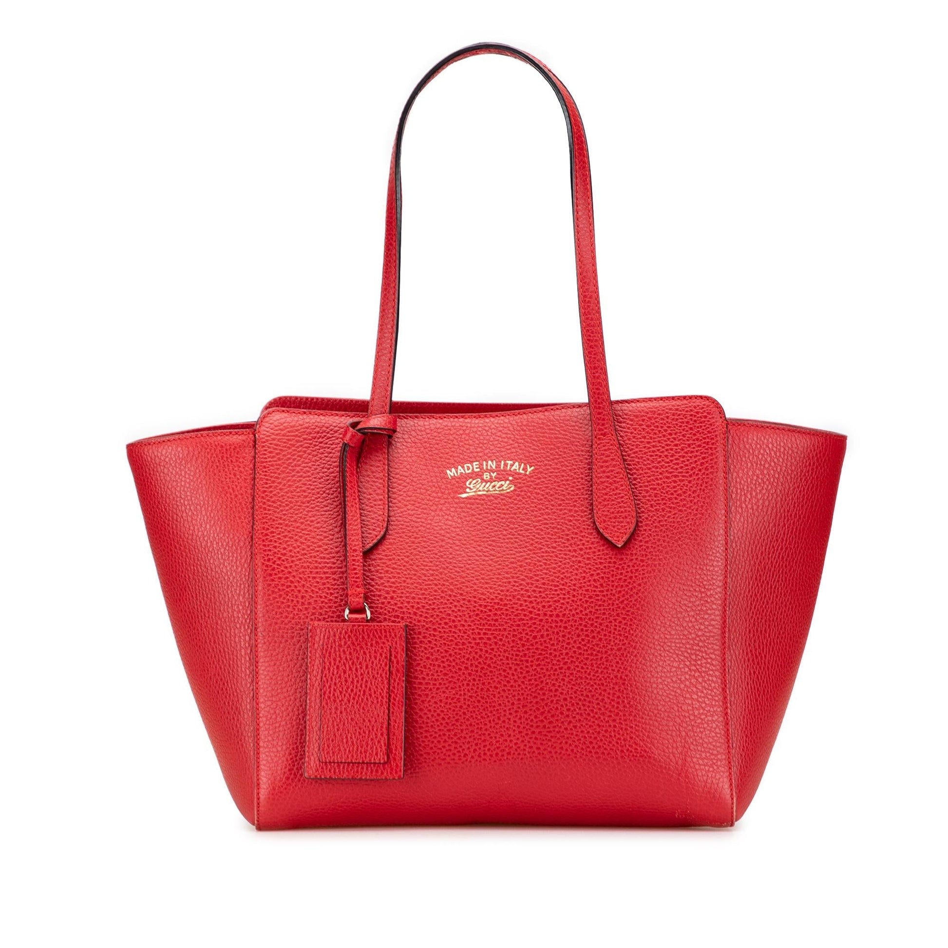 Gucci Dollar Swing Calfskin Medium Tote Bag Swing Tote
