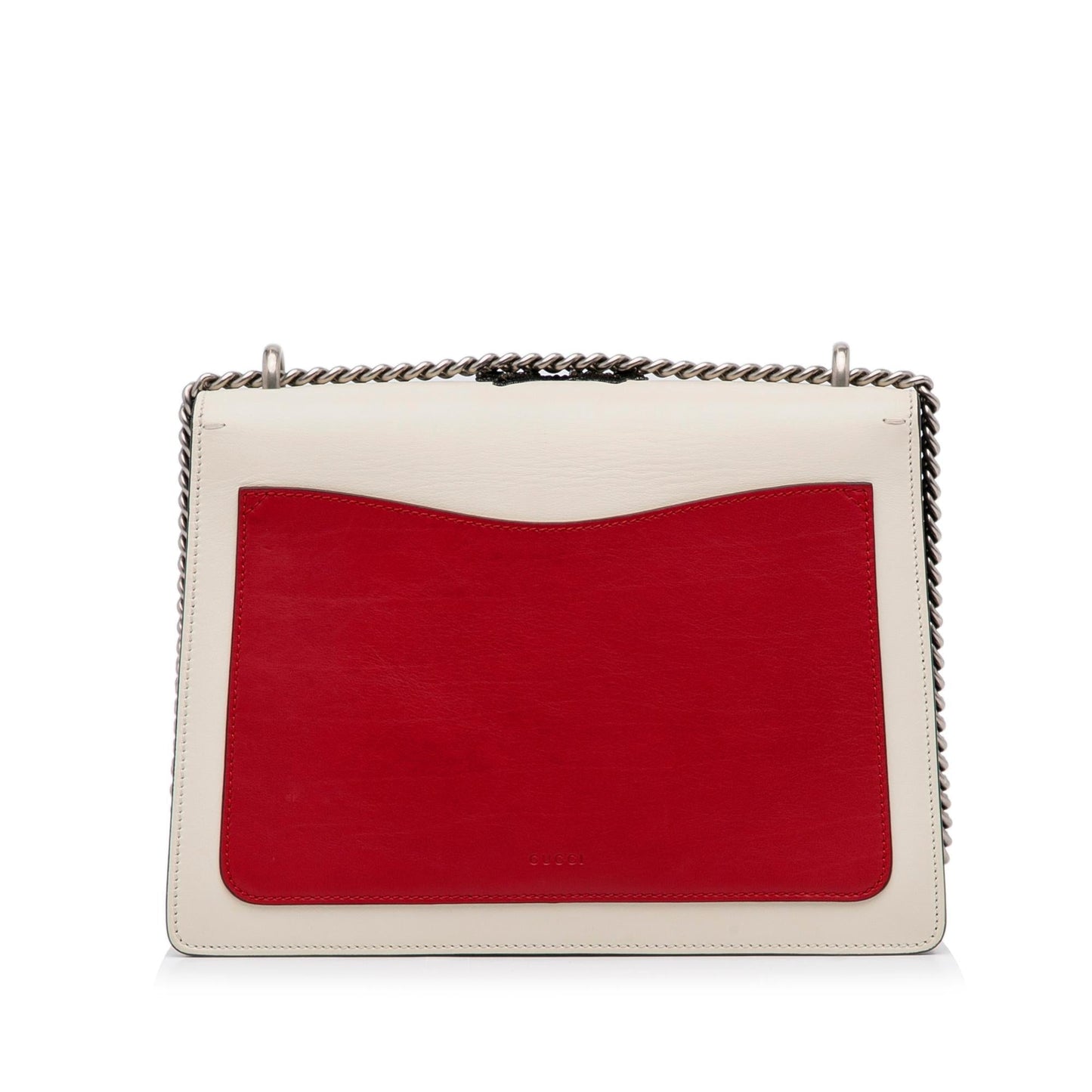 Gucci Embellished Bee Dionysus SHG-VKbgfx Calf White Medium Shoulder Bag