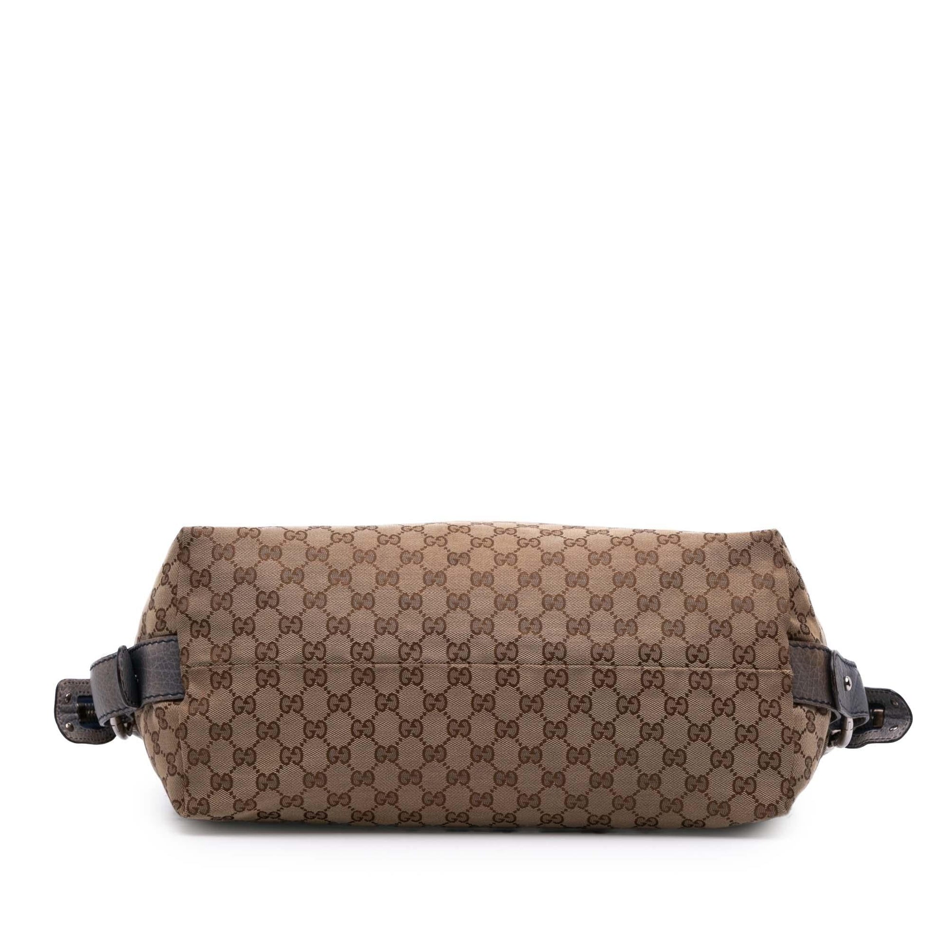Gucci GG Bamboo Bar Canvas Medium Tote Bag Tote 2