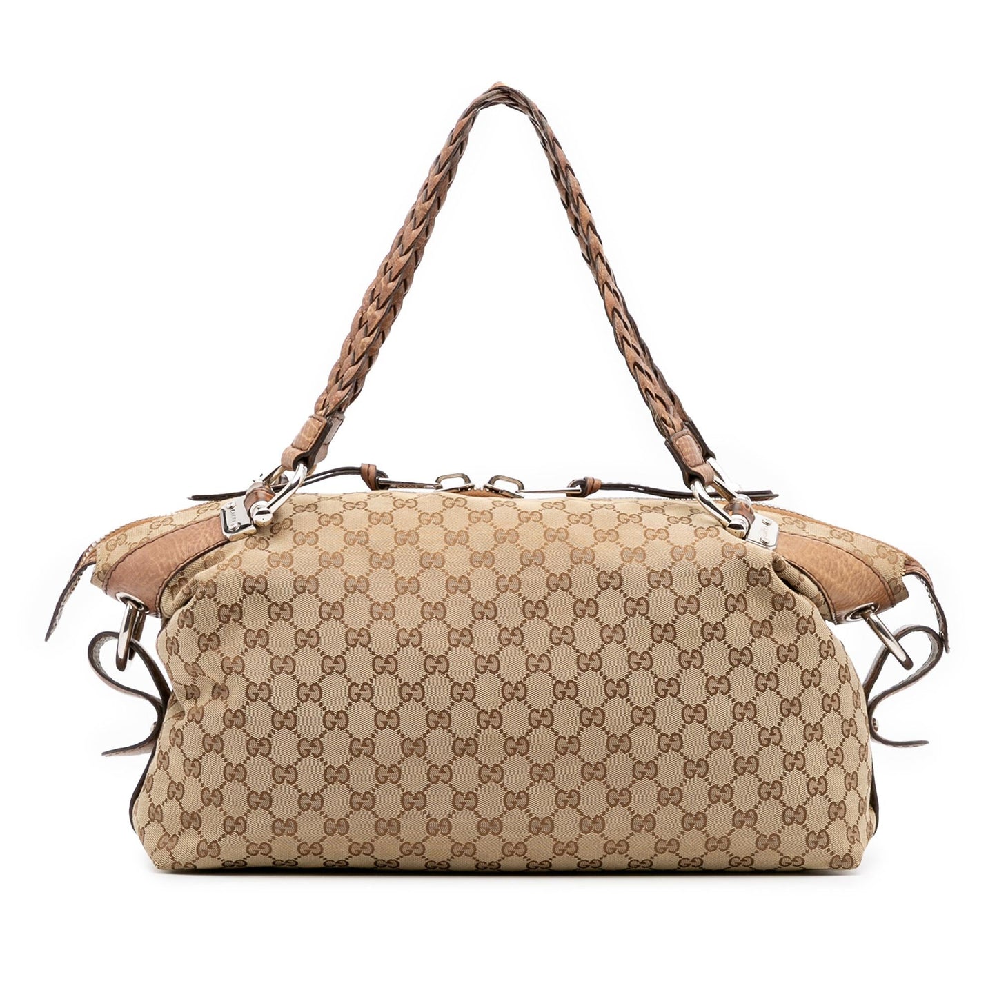 Gucci GG Bamboo Bar Canvas Medium Tote Bag Tote 5