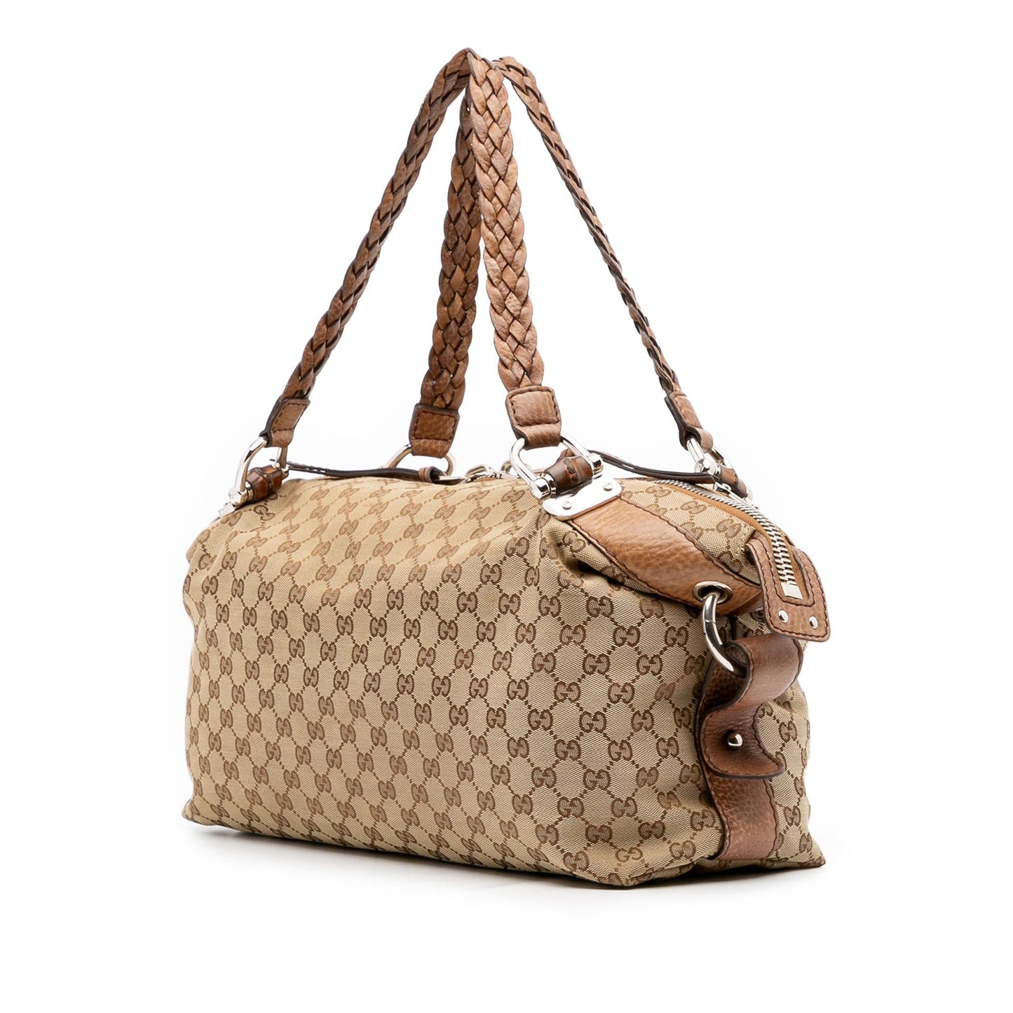 Gucci GG Bamboo Bar Canvas Medium Tote Bag Tote 5