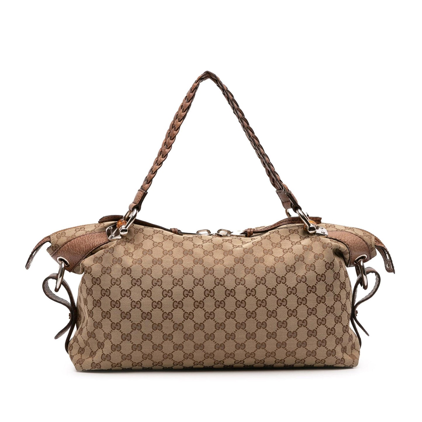Gucci GG Bamboo Bar Canvas Medium Tote Bag