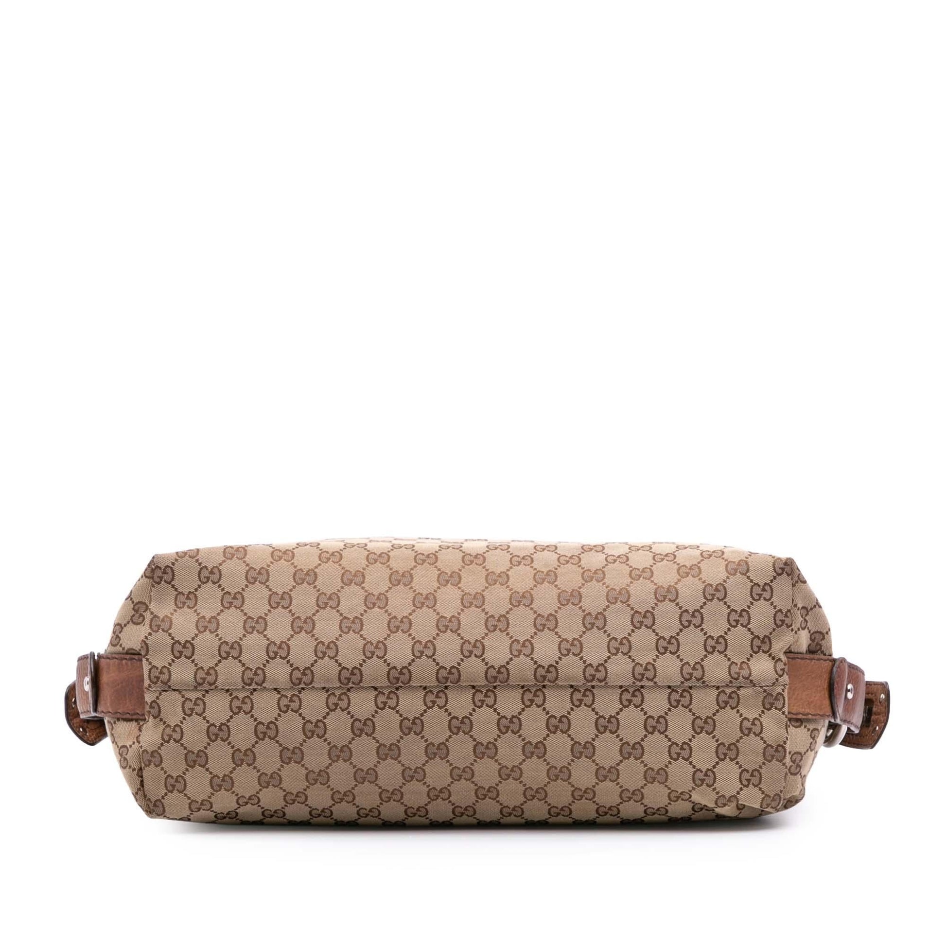 Gucci GG Bamboo Bar Canvas Medium Tote Bag Tote 6