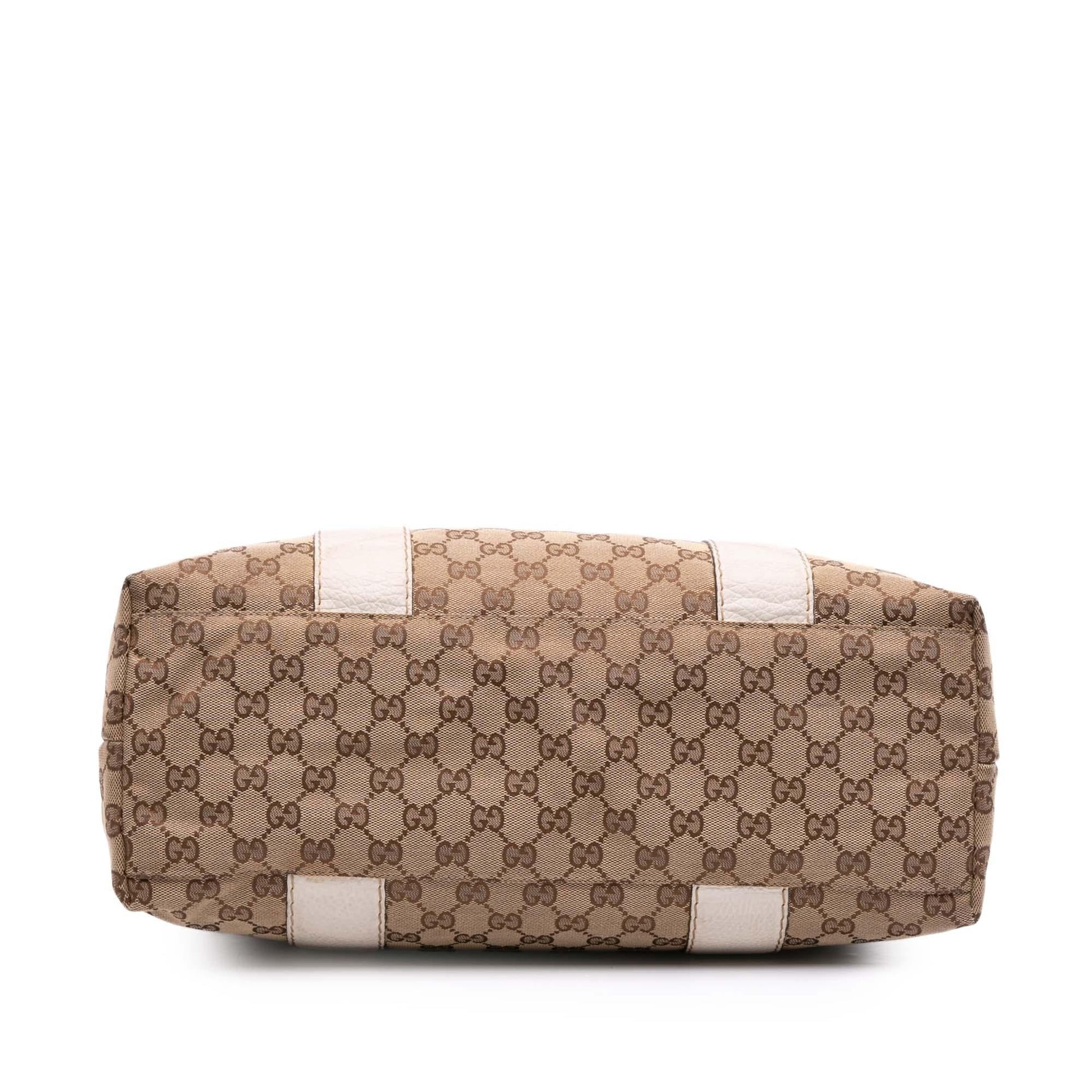 Gucci GG Bamboo Libeccio Canvas Medium Tote Bag Tote 4