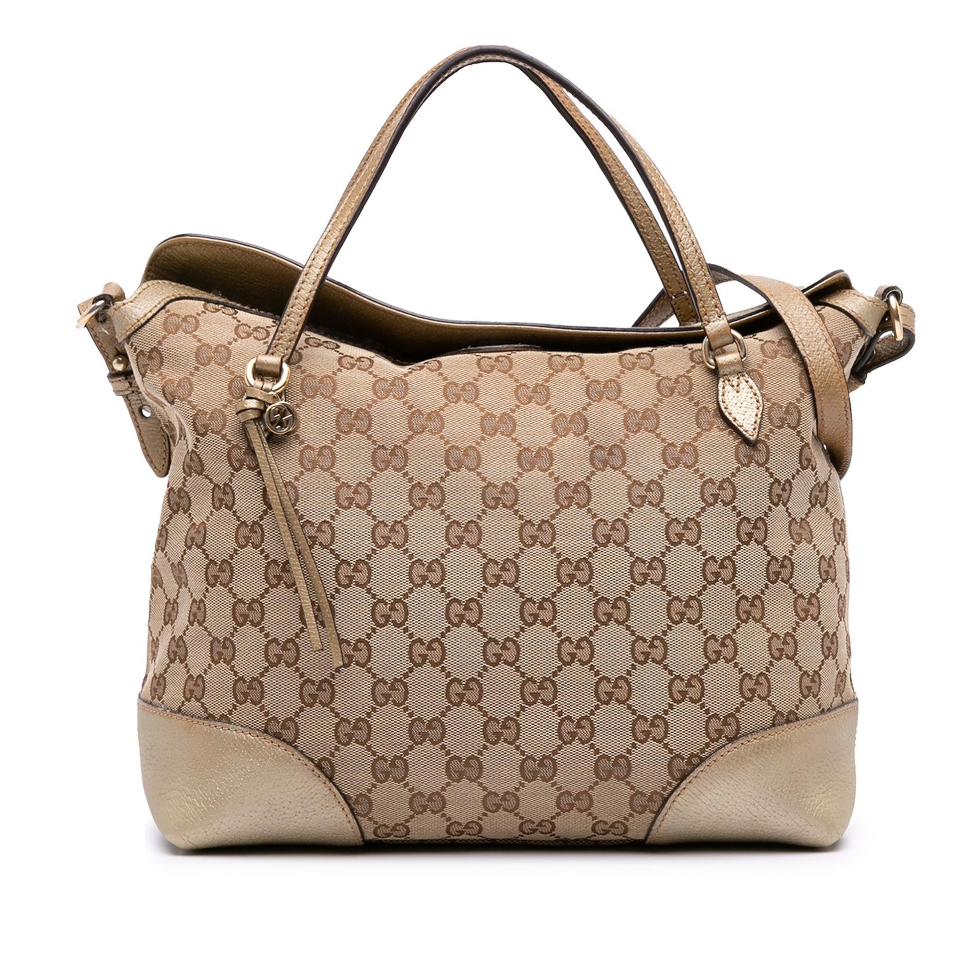 Gucci GG Bree Canvas Medium Travel Bag Satchel 3