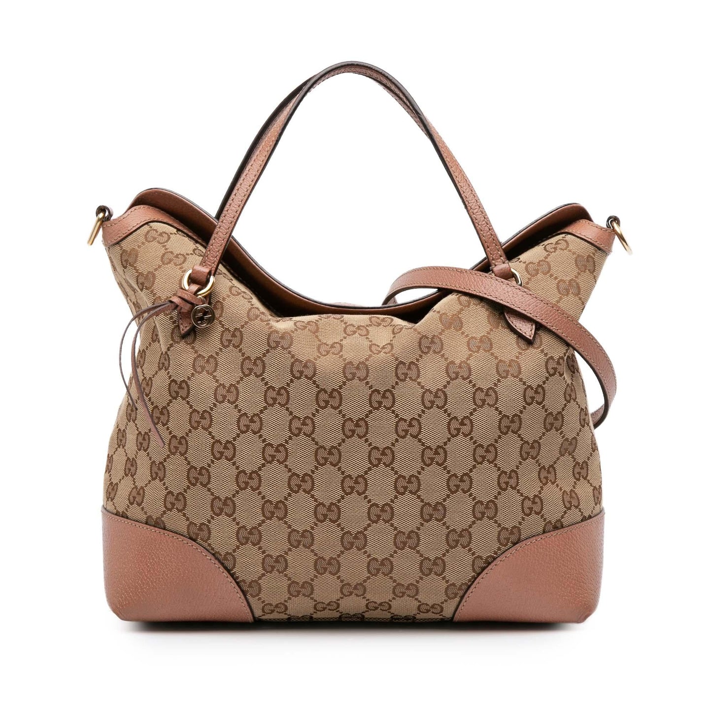Gucci GG Bree Canvas Medium Travel Bag Satchel 4
