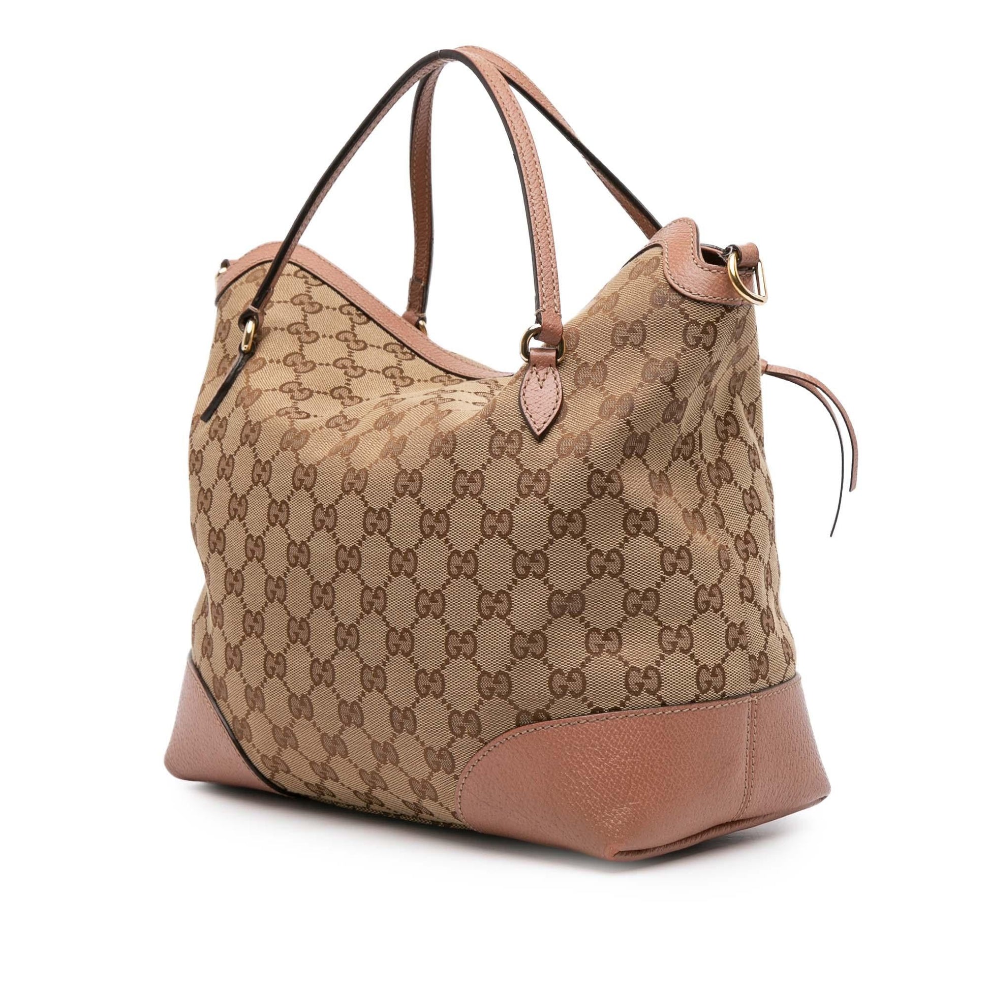 Gucci GG Bree Canvas Medium Travel Bag Satchel 4