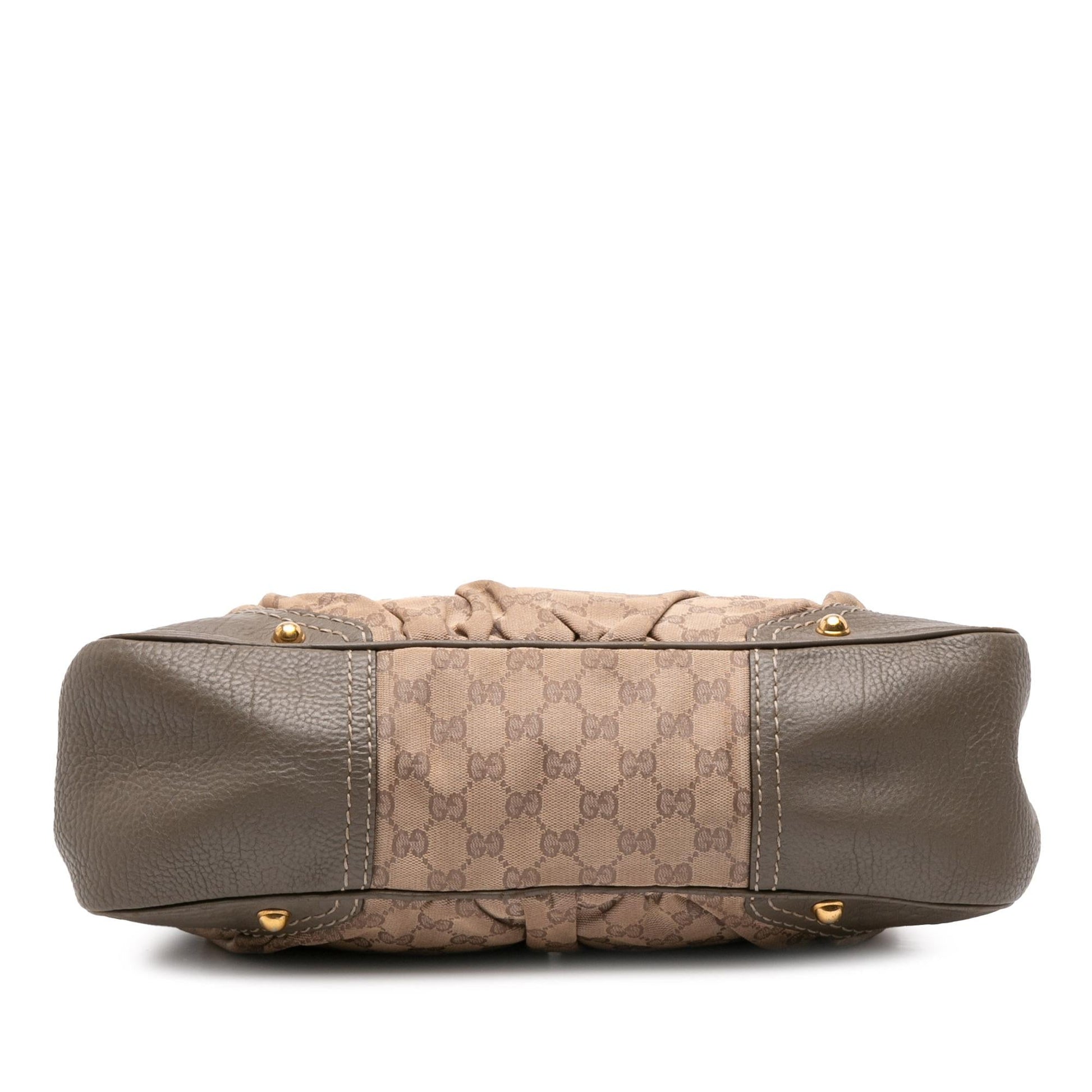 Gucci GG Jockey Canvas Medium Shoulder Bag