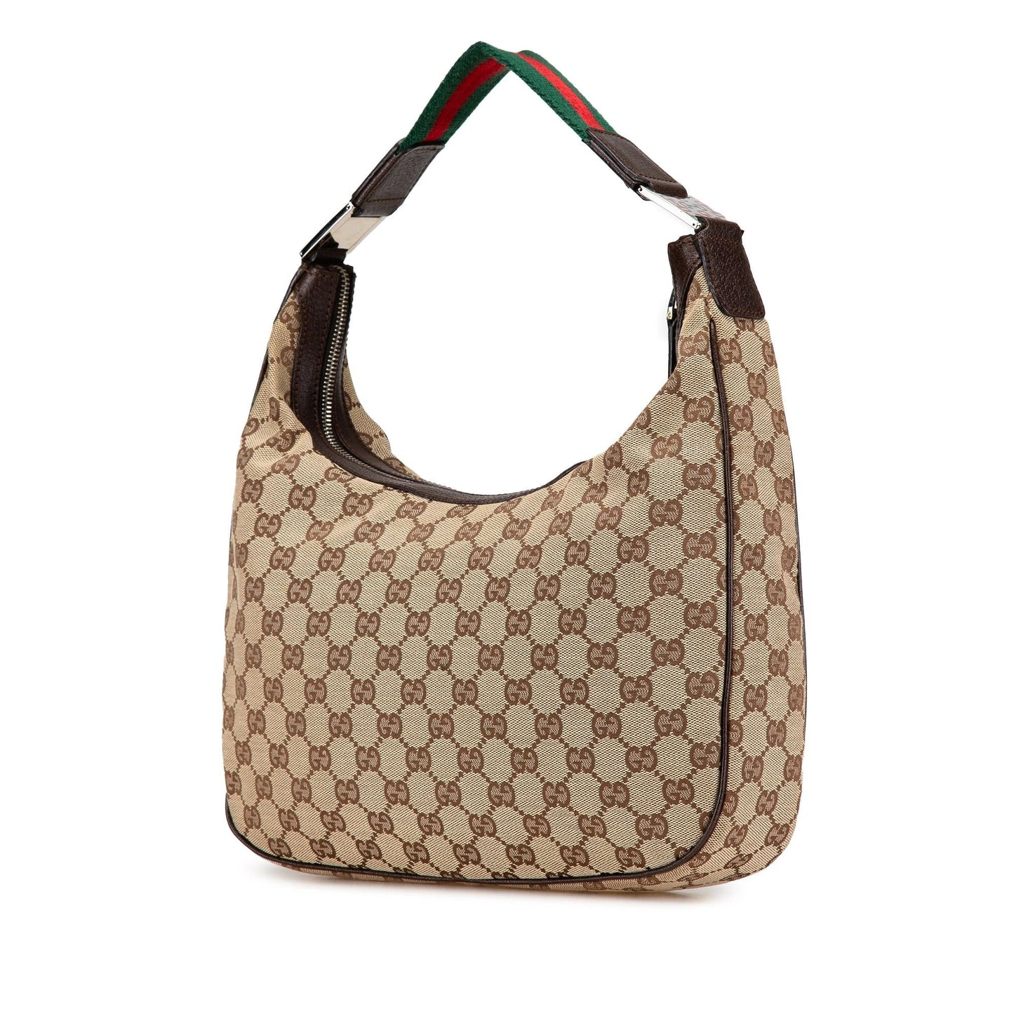 Gucci GG Pop Canvas Calf Brown Medium Shoulder Bag