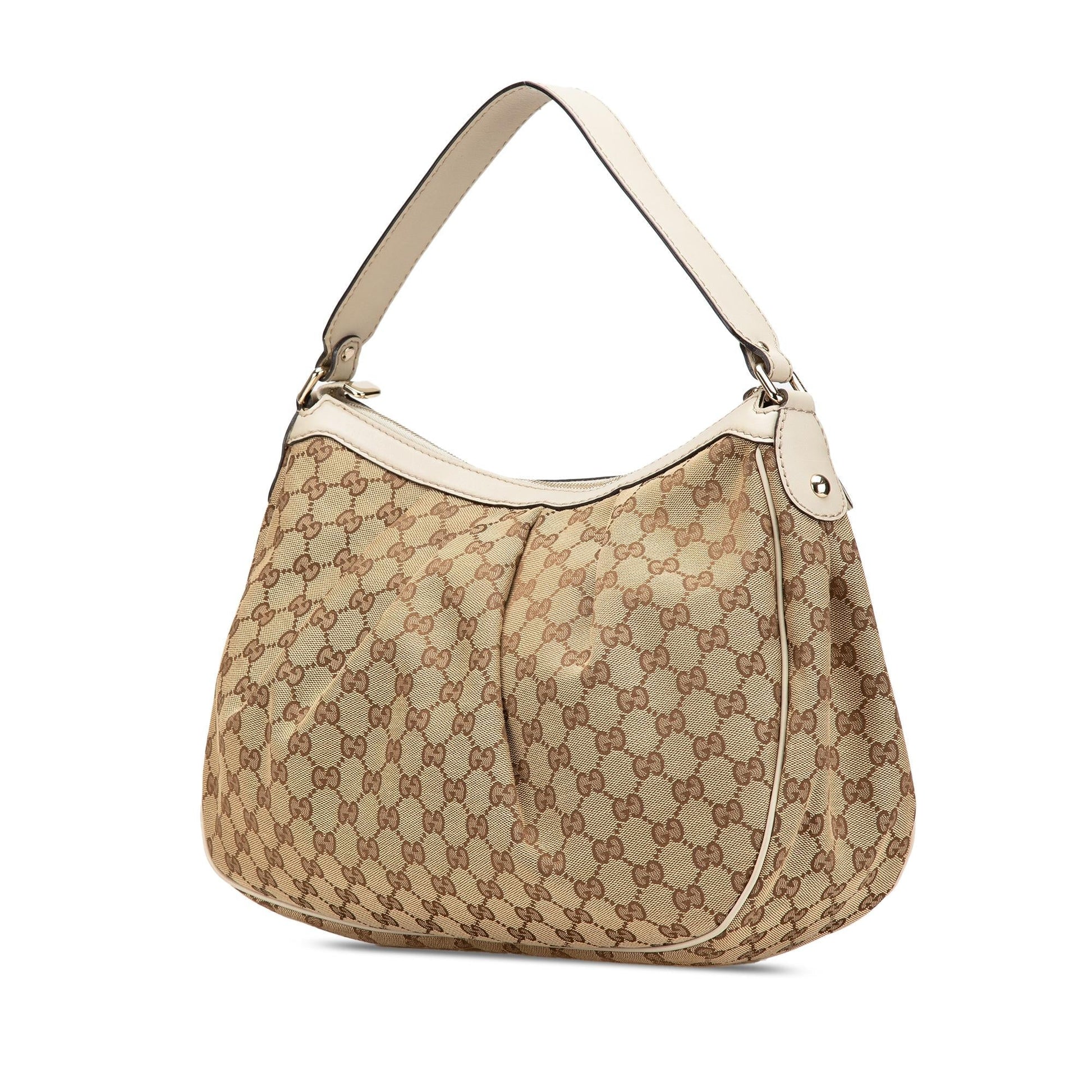 Gucci GG Sukey Canvas Brown Medium Shoulder Bag