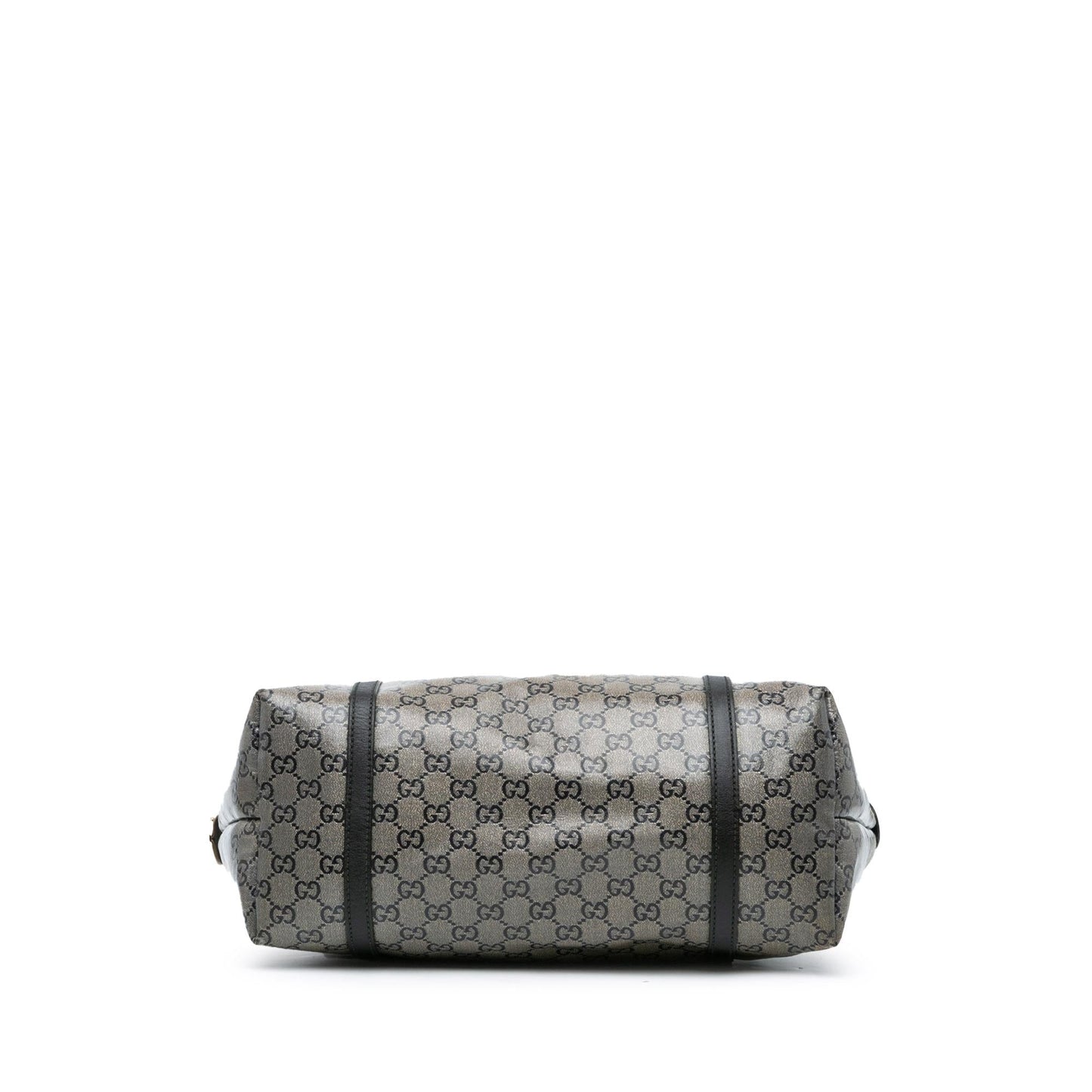 Gucci GG Crystal Joy Canvas Calf Brown Medium Tote Bag