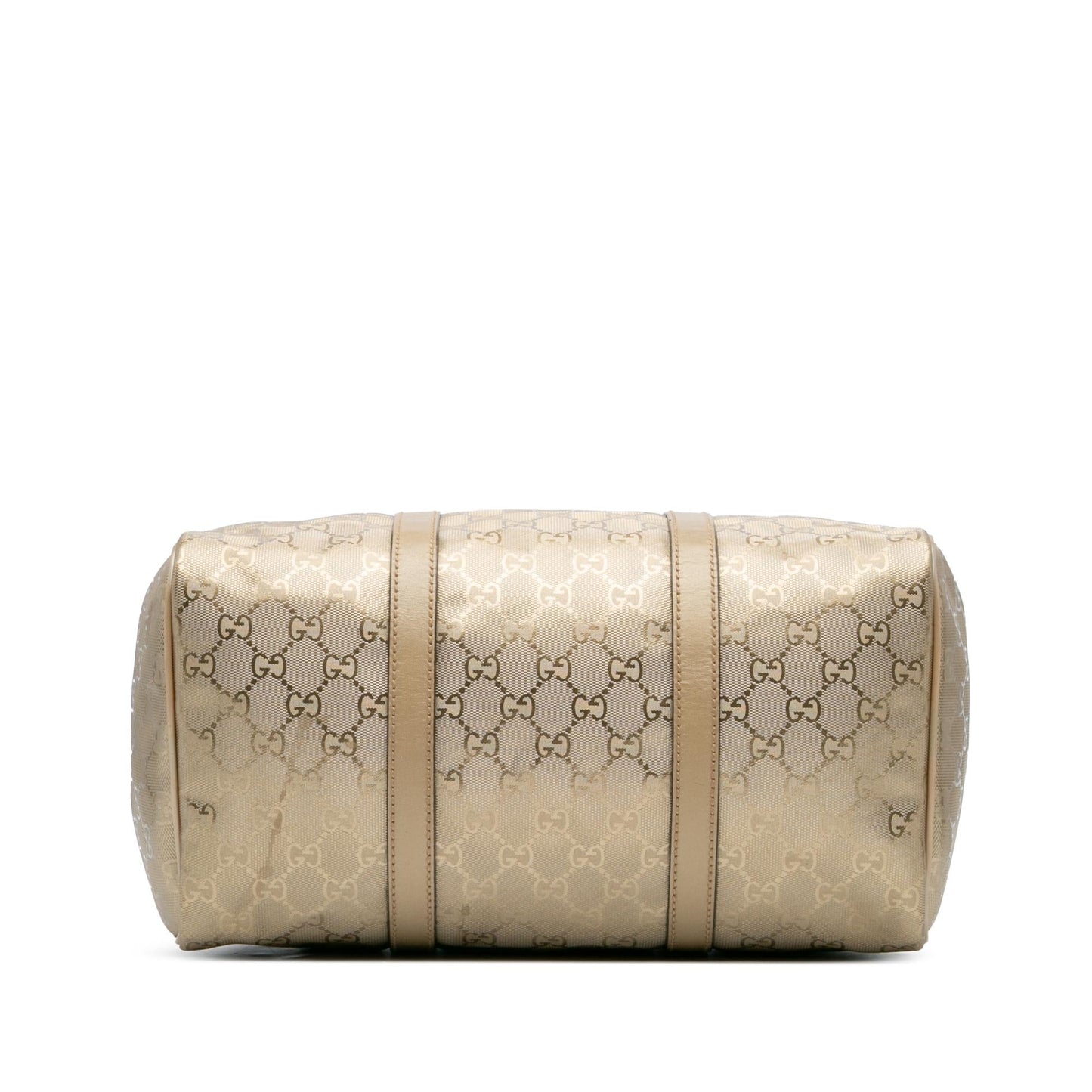 Gucci GG Imprime Joy Boston Canvas Gold Medium Satchel Bag