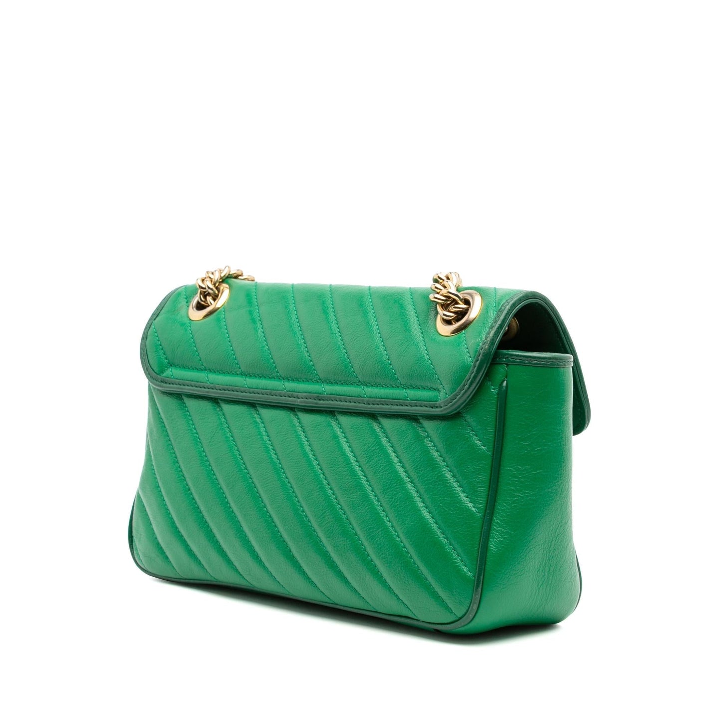 Gucci GG Marmont Diagonal Torchon Matelasse Leather Medium Shoulder Bag