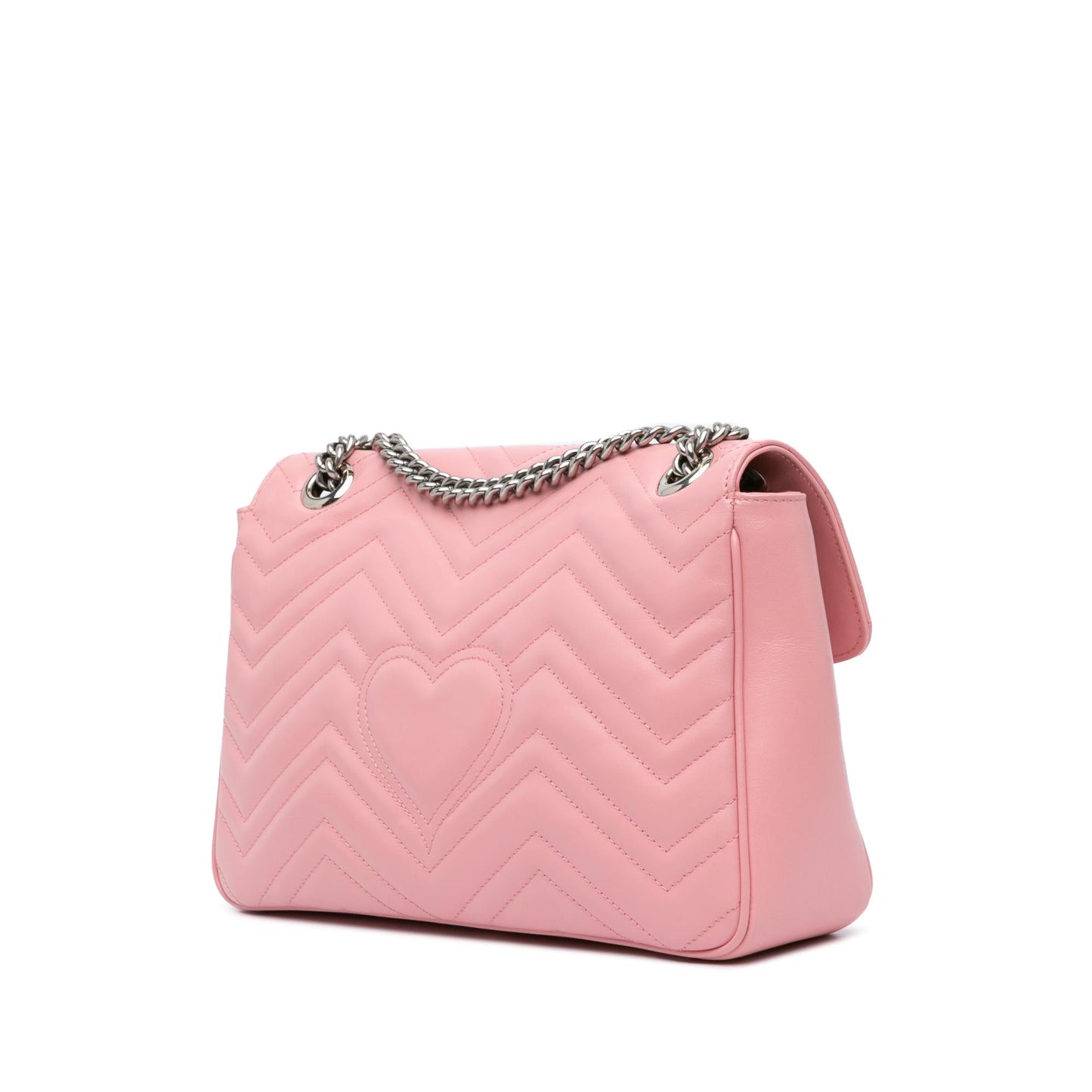 Gucci GG Marmont Matelasse Leather Calf Pink Crossbody Bag
