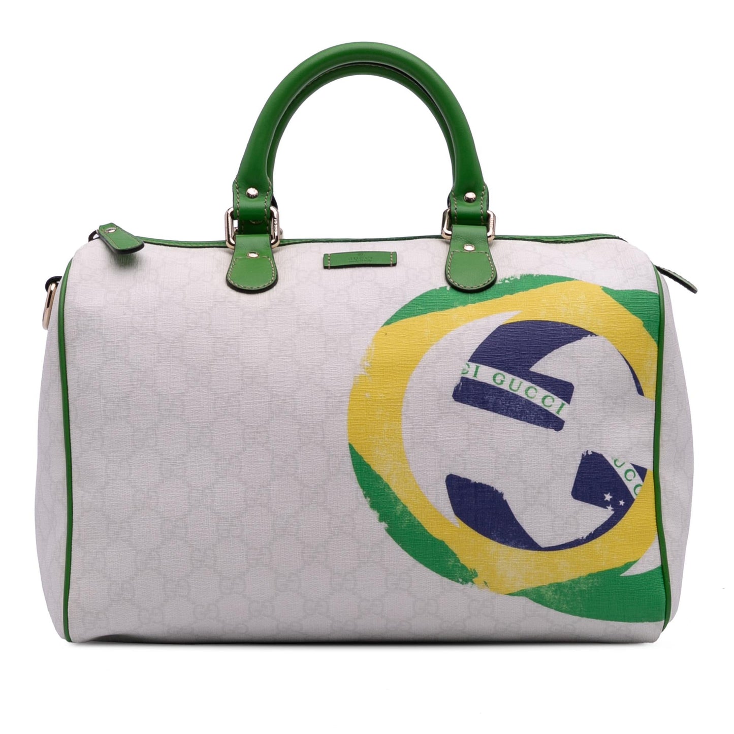 Gucci GG Supreme Brazilian Flag Joy Medium Travel Bag