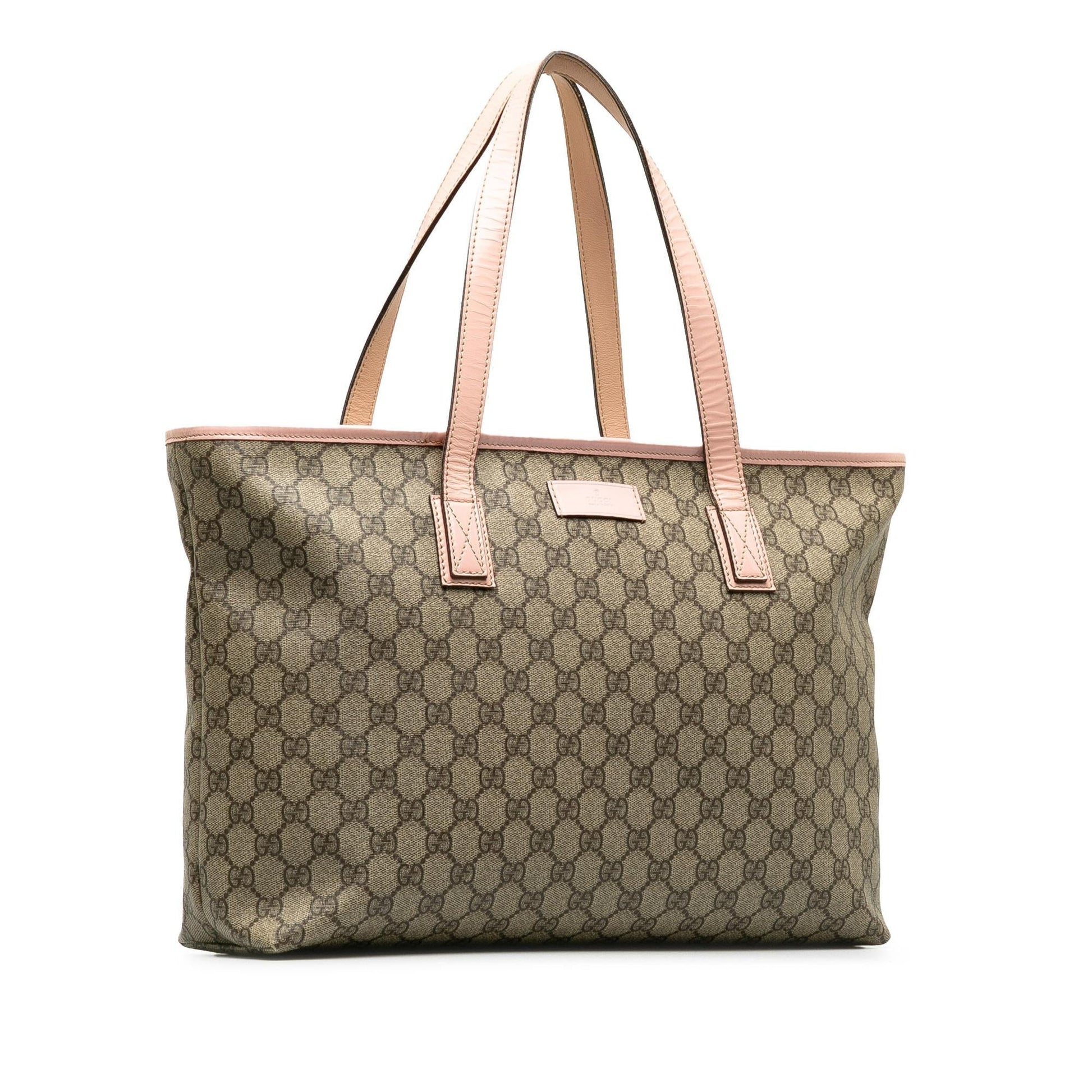 Gucci GG Supreme Joy SHG-ixUnKe Canvas Brown Medium Tote Bag