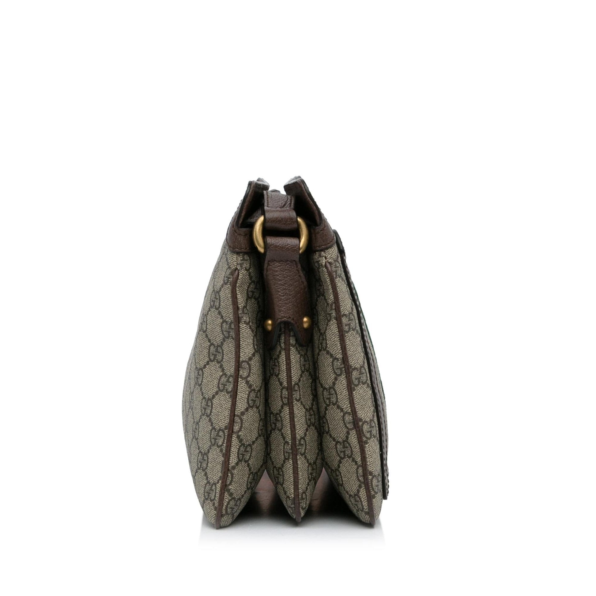 Gucci GG Supreme Ophidia SHG-nsUvLt Canvas Brown Medium Crossbody Bag