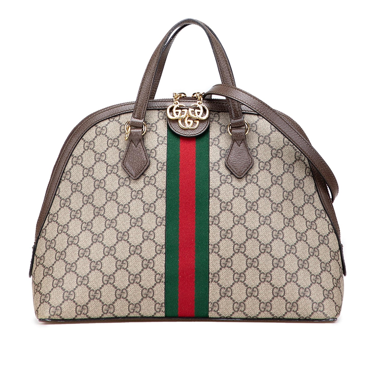 Gucci GG Supreme Ophidia Web Medium Travel Bag