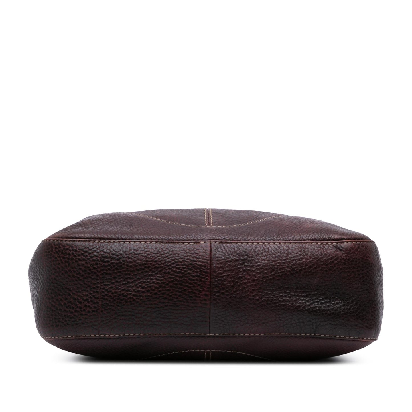 Gucci Grained Charlotte Calf Calfskin Brown Medium Crossbody Bag